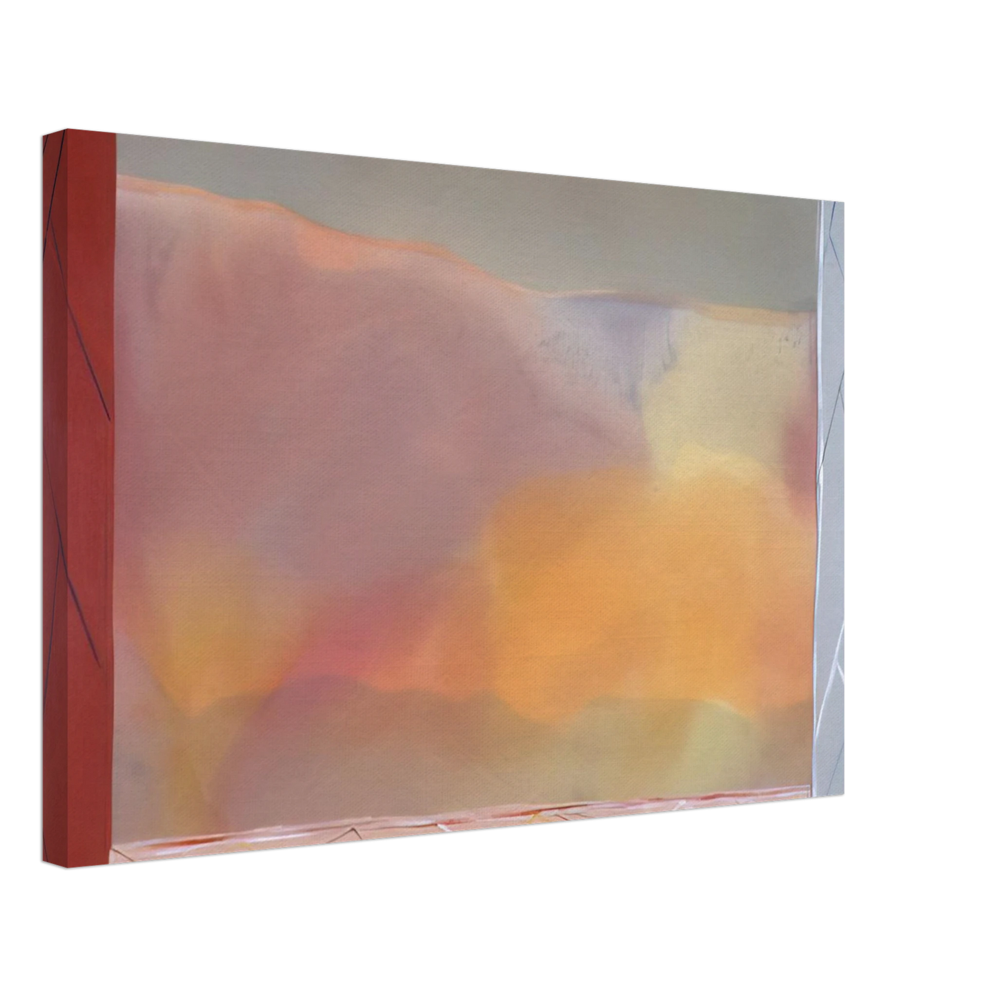 Ronnie Landfield - Tahity Trinity - 1988 Canvas - 40x60 cm / 16x24 inches-canvas