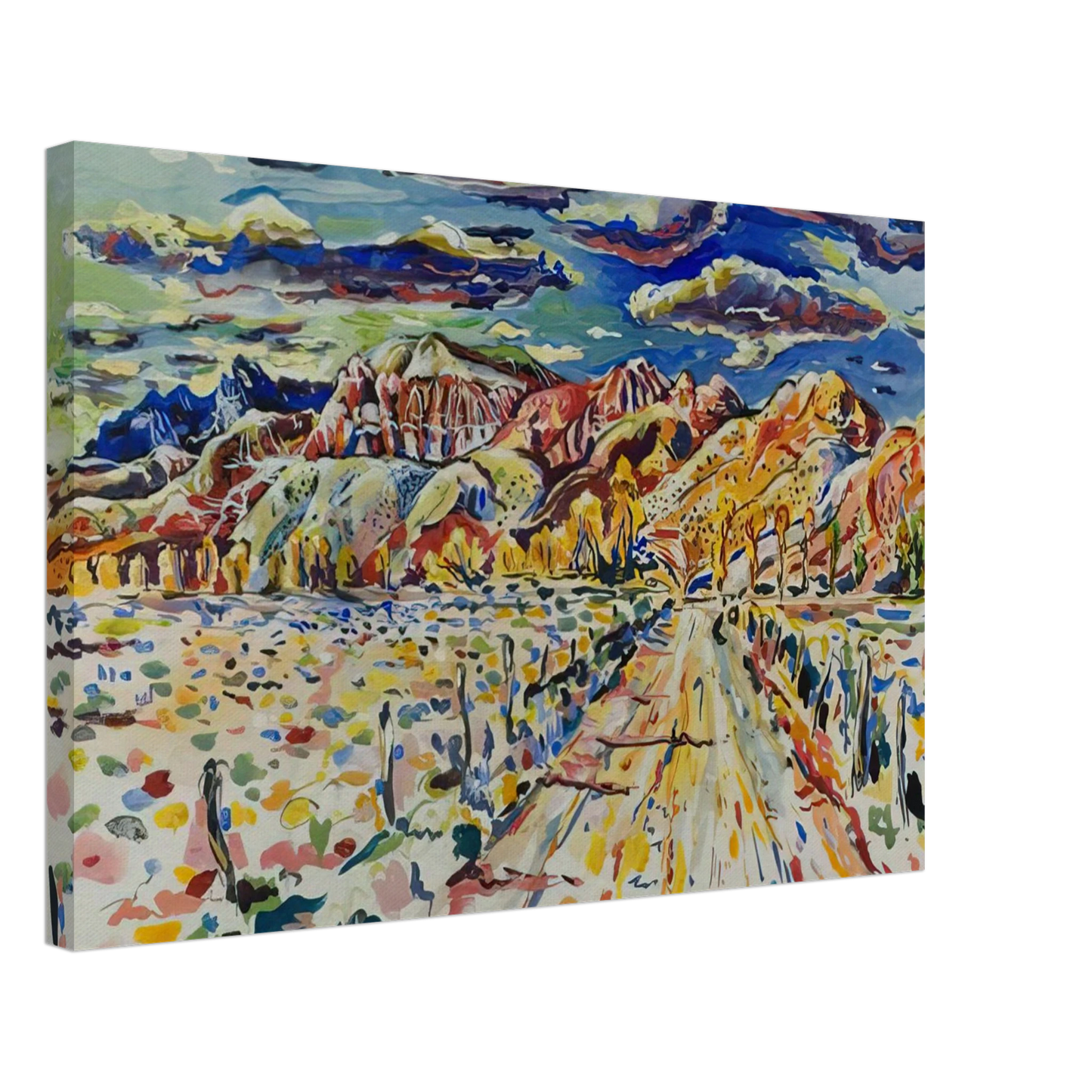 Ivan Albright - RANCH WYOMING 1946 Canvas - 40x60 cm / 16x24 inches-canvas