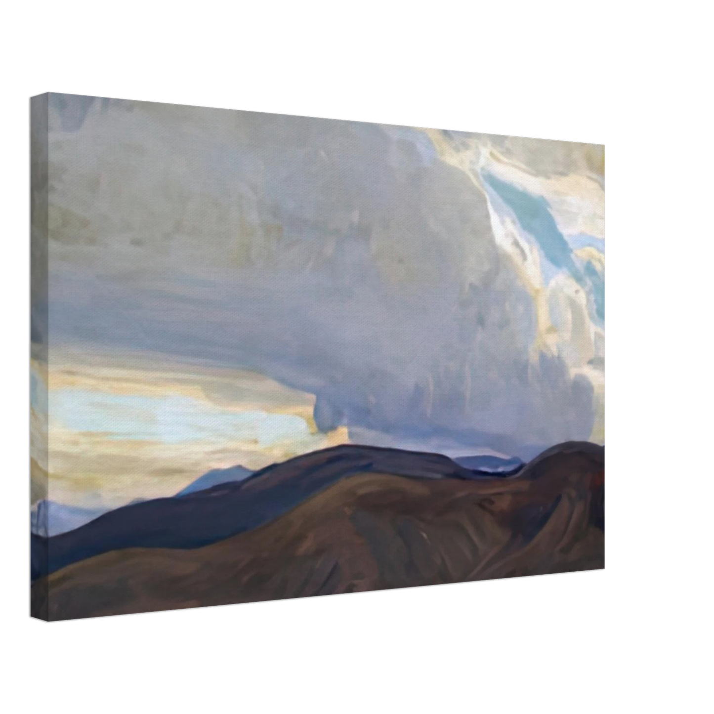 Maynard Dixon - STORM FROM THE SIERRA 1937 Canvas - 70x100 cm / 28x40 inches-canvas