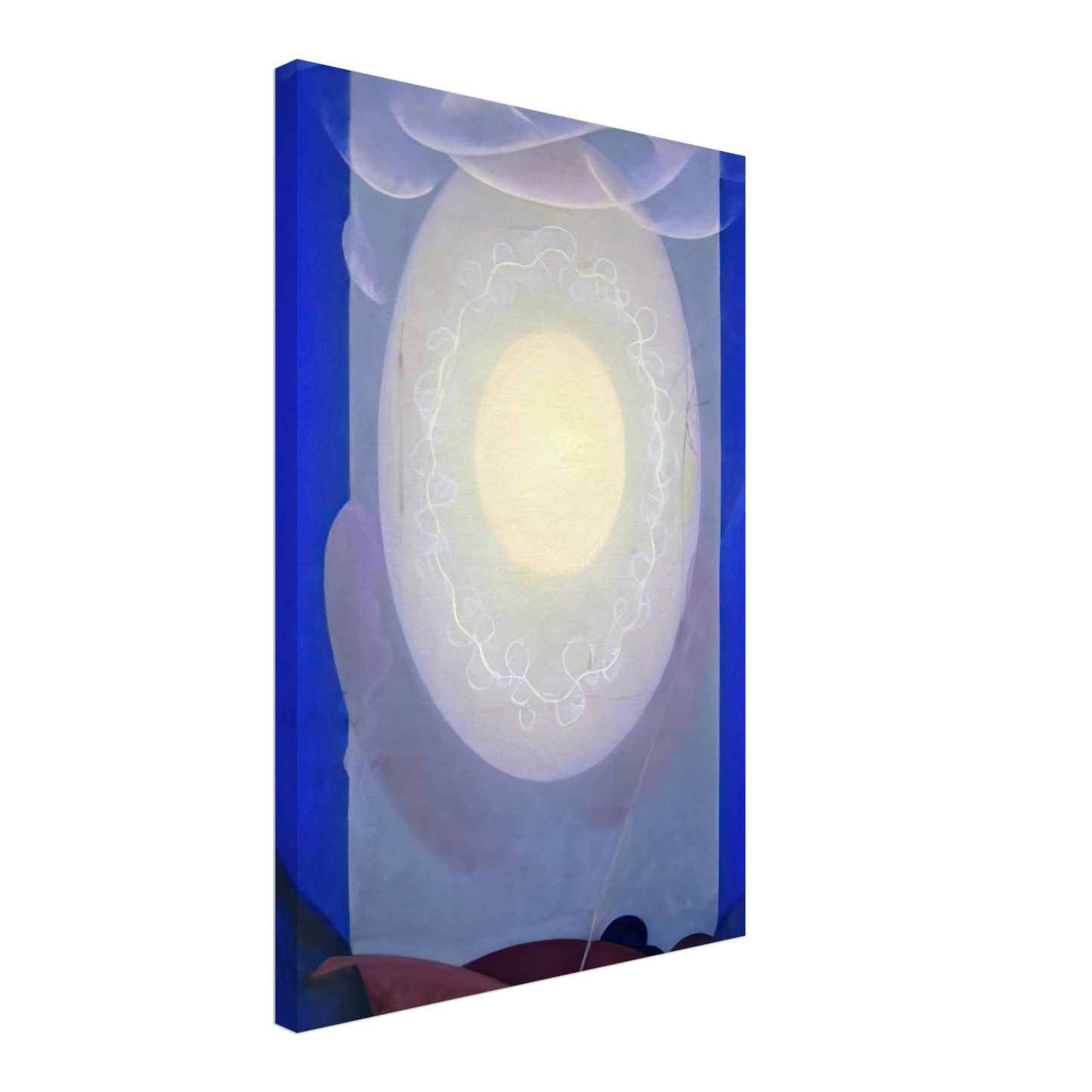 Agnes Lawrence Pelton - Light Center - 1961 Canvas - 70x100 cm / 28x40 inches-canvas