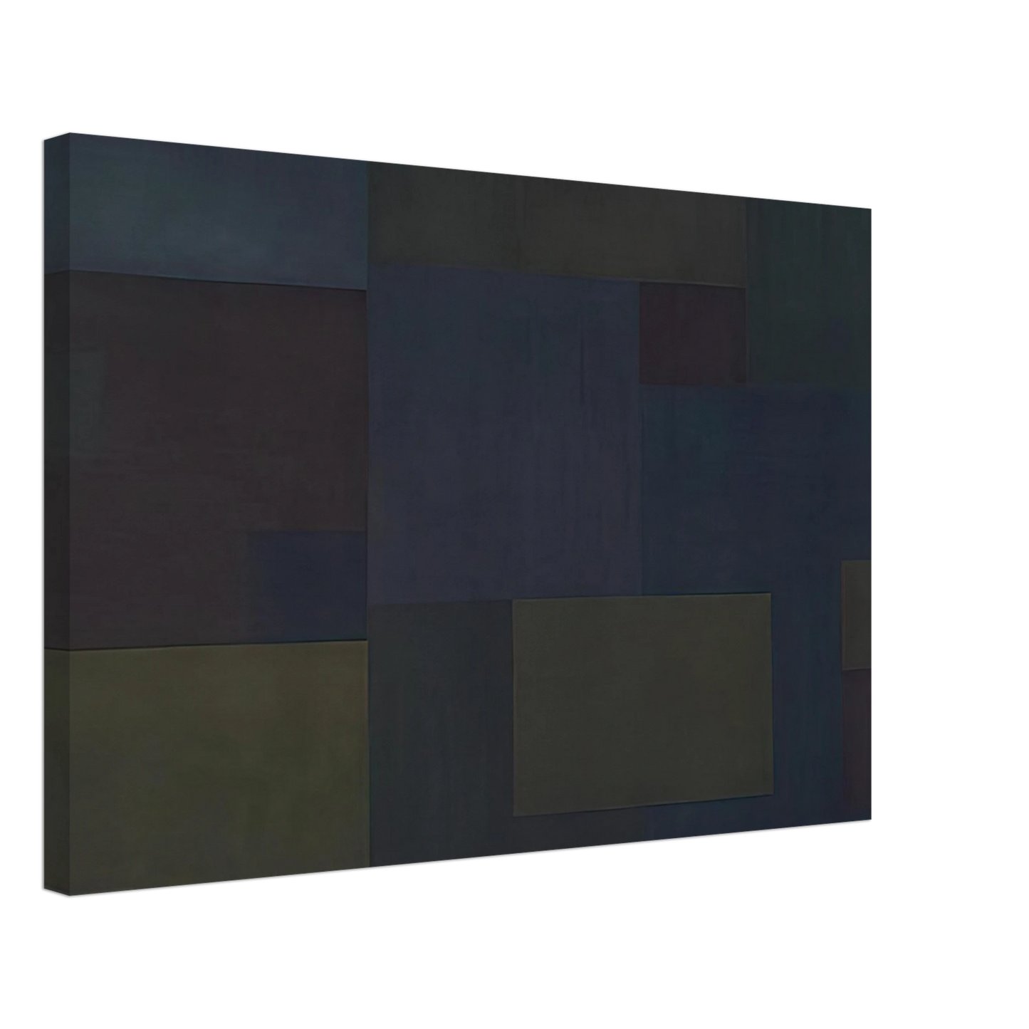 Ad Reinhardt - Number 17 - 1953 Canvas - 40x60 cm / 16x24 inches-canvas