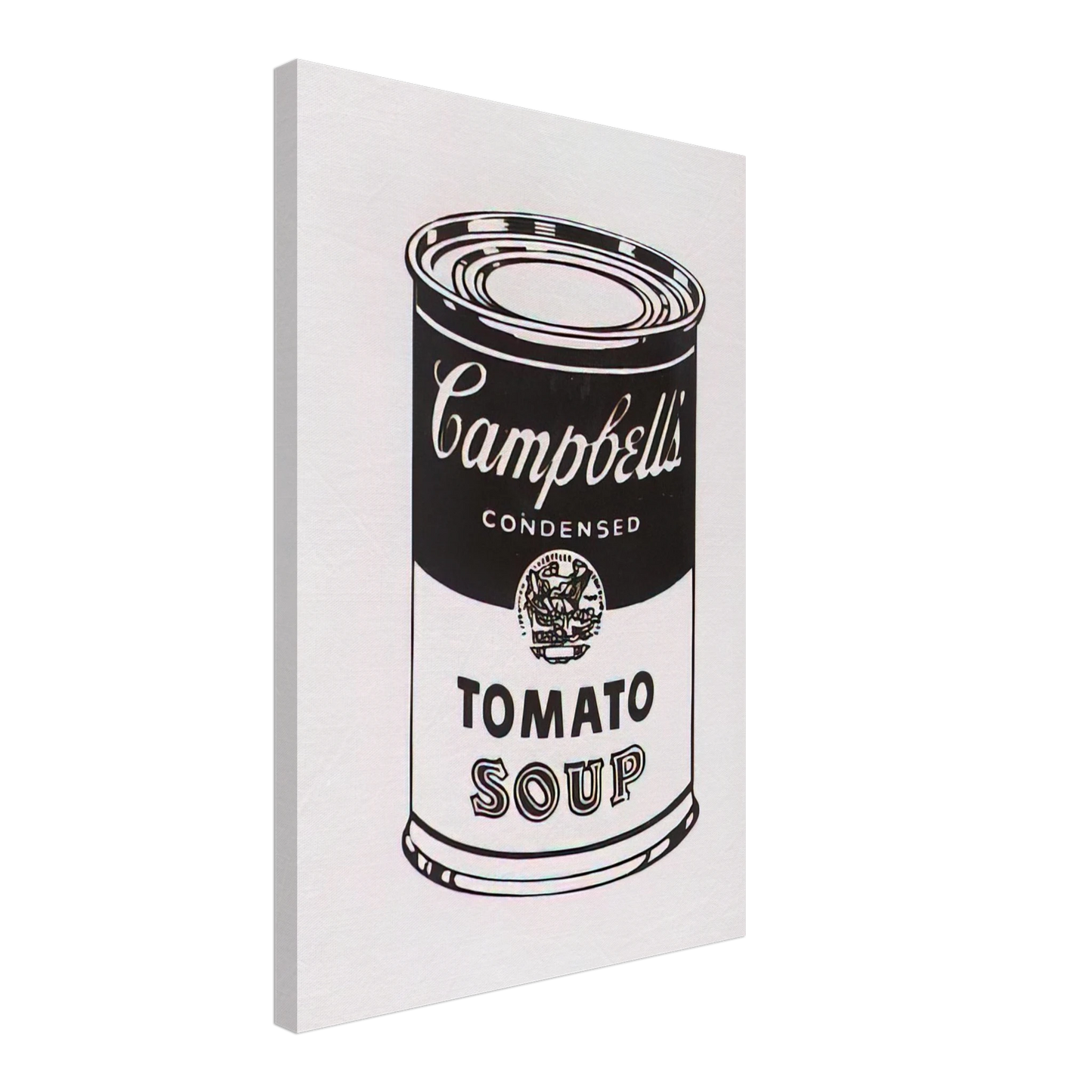 Andy Warhol - Campbell's Soup Can Tomato -Retrospective Series Canvas - 70x100 cm / 28x40 inches-canvas