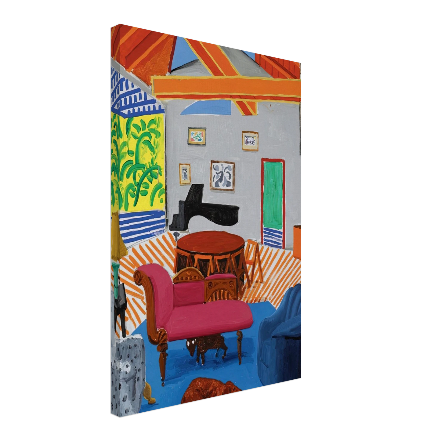David Hockney - David Hockney Canvas - 40x60 cm / 16x24 inches-canvas
