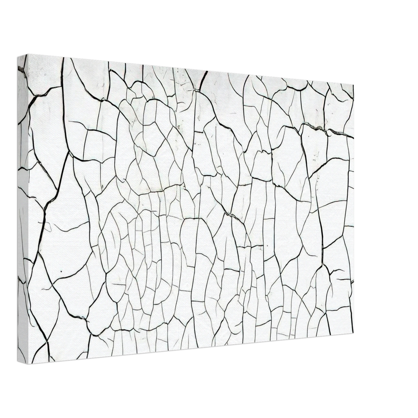 Alberto Burri - White Cretto - 1975 Canvas - 40x60 cm / 16x24 inches-canvas
