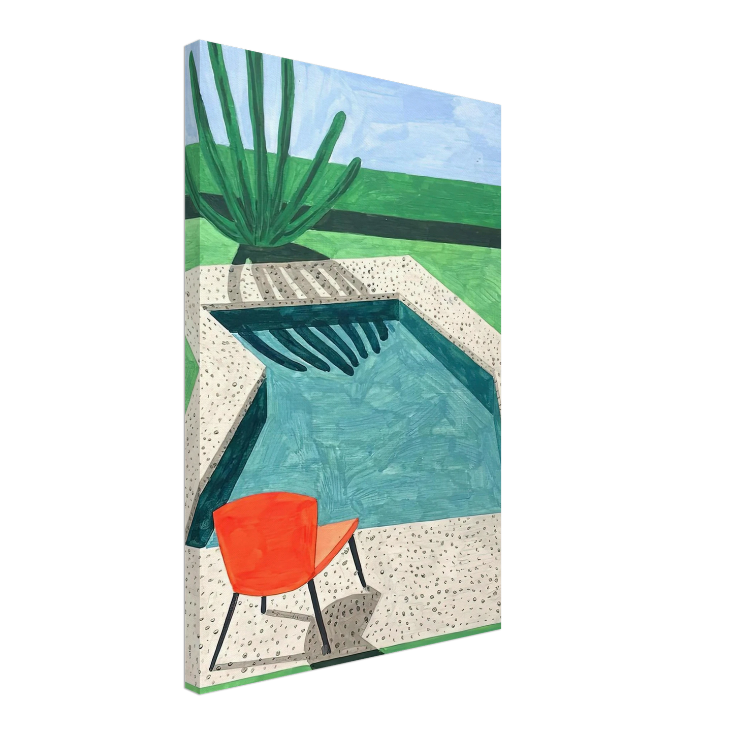 David Hockney - David Hockney Canvas - 40x60 cm / 16x24 inches-canvas