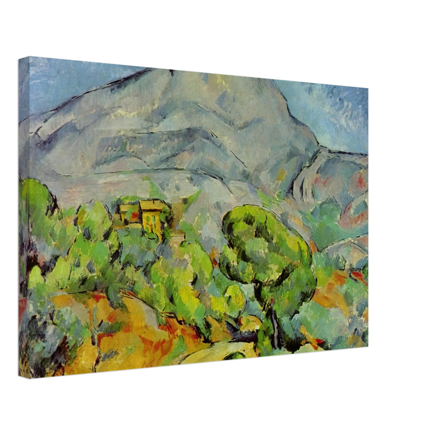 Paul Cezanne - Road near Mont Sainte-Victoire Canvas - 40x60 cm / 16x24 inches-canvas