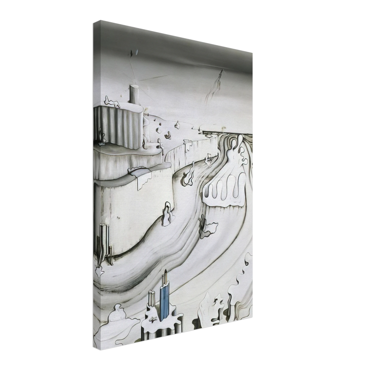 Yves Tanguy - Promontory Palace Canvas - 70x100 cm / 28x40 inches-canvas