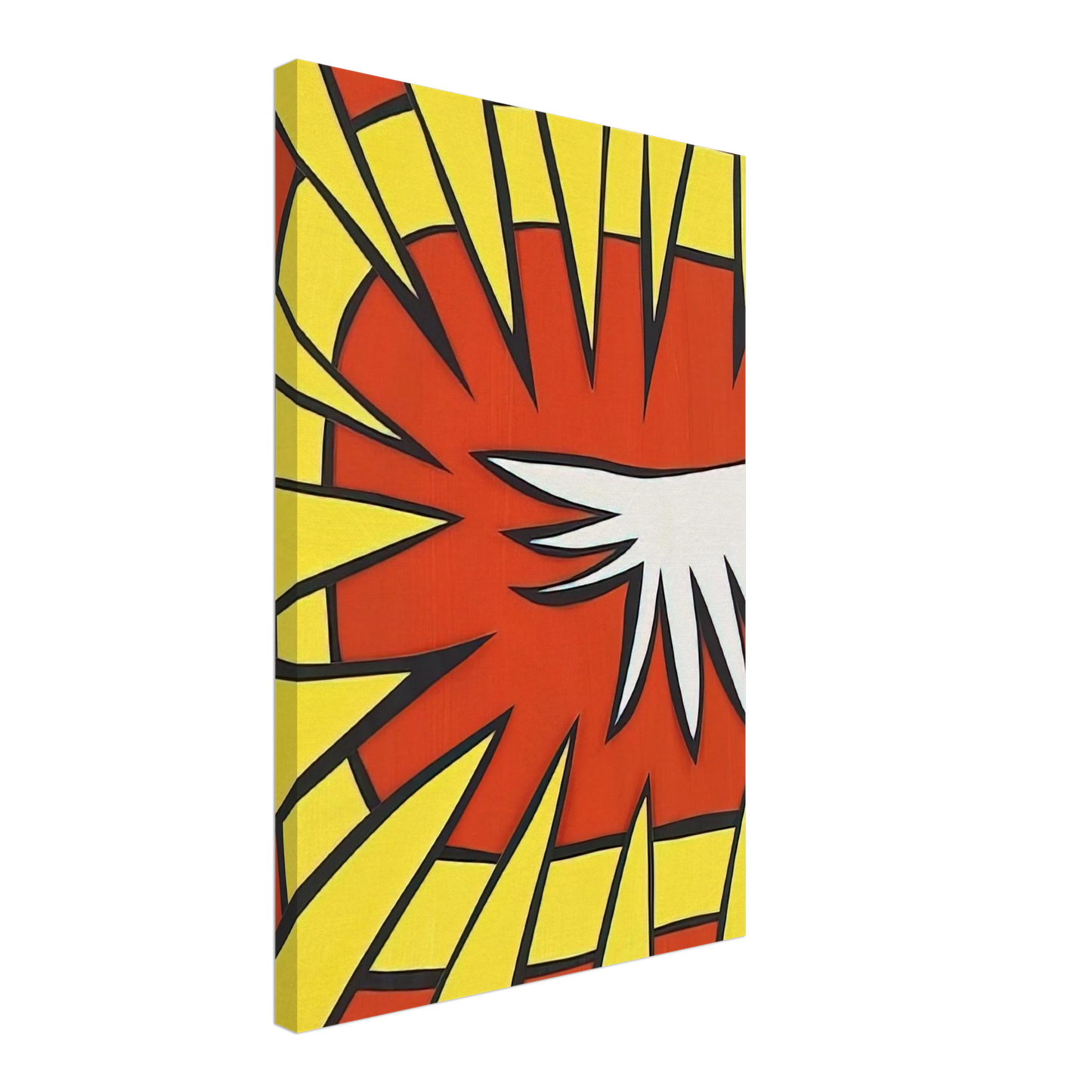 Nicholas Krushenick - Untitled - 1963 Canvas - 70x100 cm / 28x40 inches-canvas