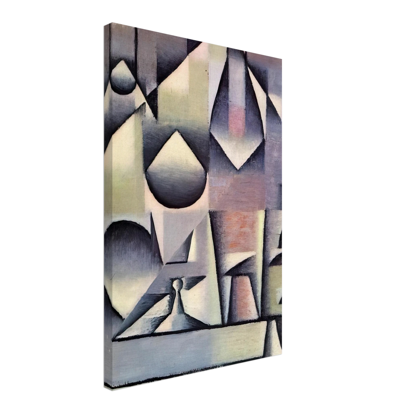 Juan Gris - BOTTLE AND PITCHER Canvas - 40x60 cm / 16x24 inches-canvas
