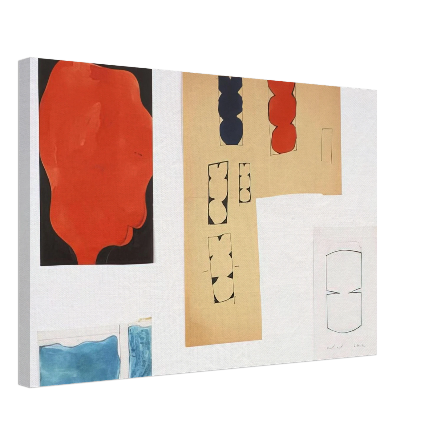 Ellsworth Kelly - Tablet #91 Canvas - 70x100 cm / 28x40 inches-canvas