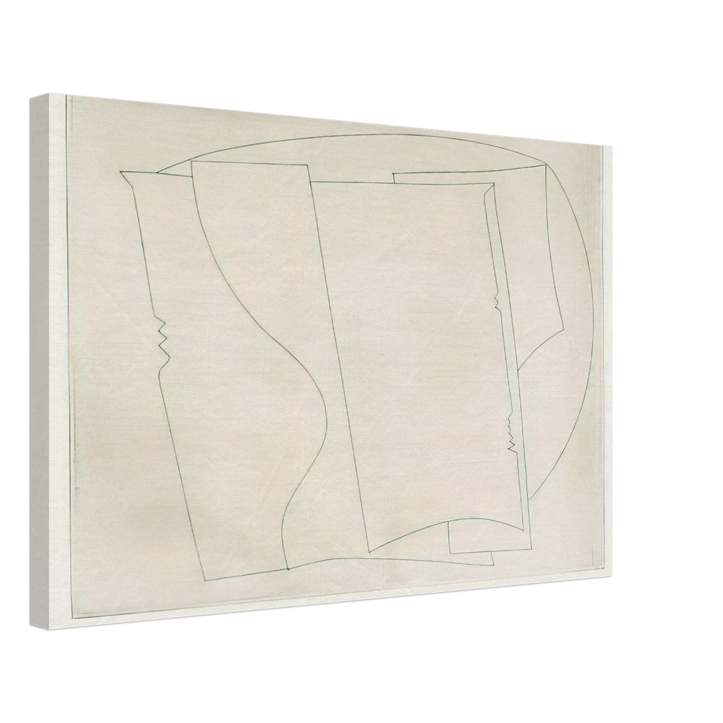 Ben Nicholson - Ronco - 1967 Canvas - 40x60 cm / 16x24 inches-canvas