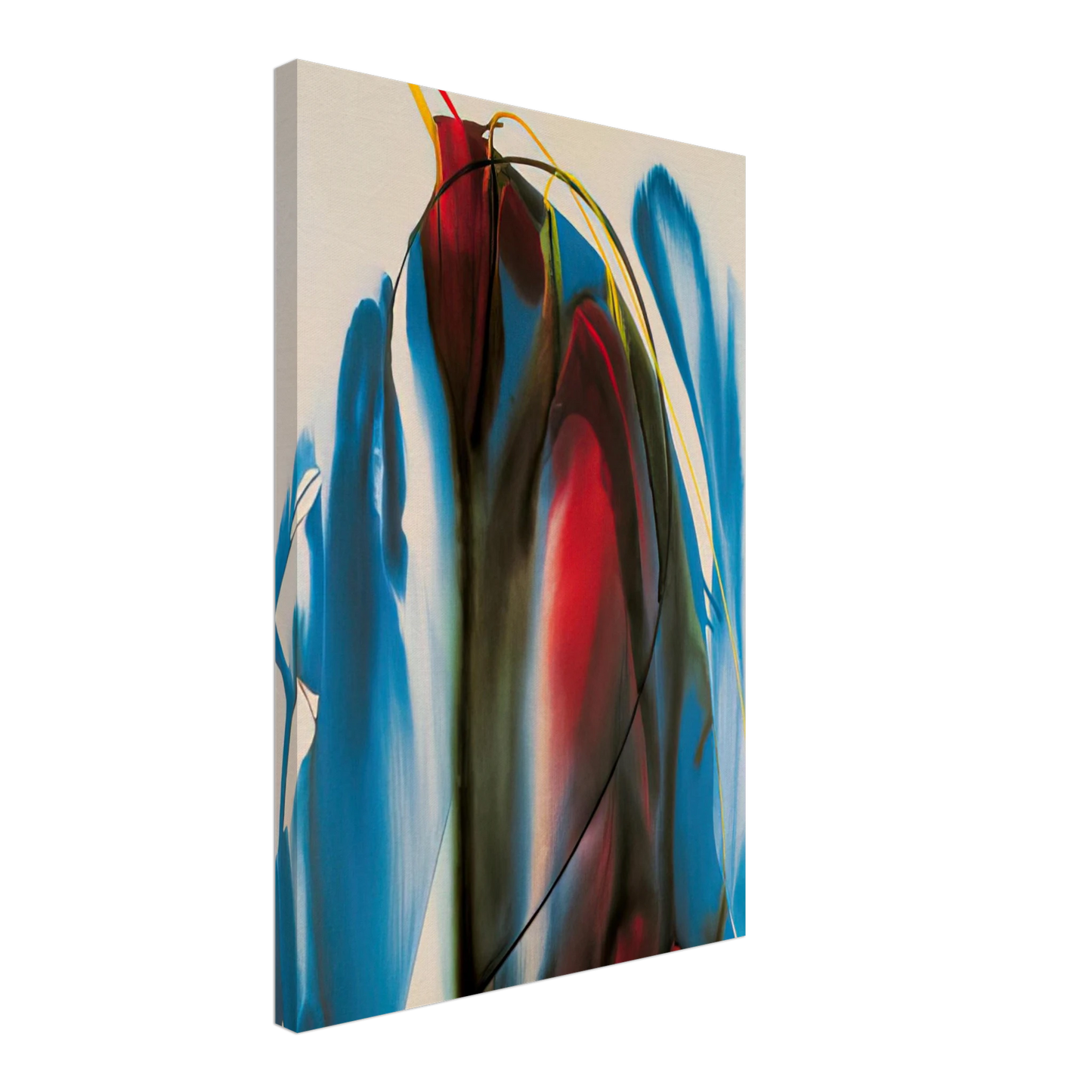 Paul Jenkins - Phenomena Waiting Gables - 1965 Canvas - 70x100 cm / 28x40 inches-canvas