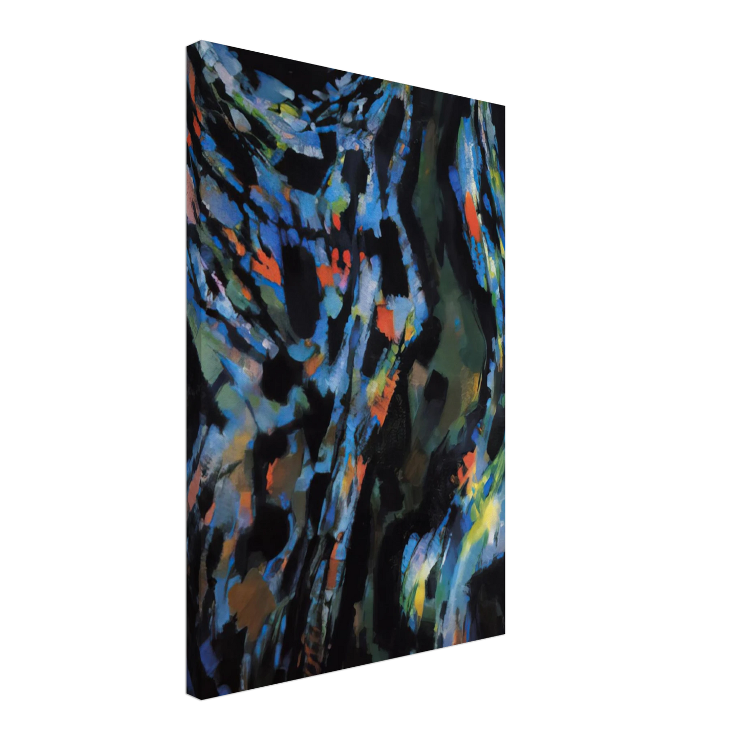 Alfred Manessier - Les Tenebres - 1962 Canvas - 70x100 cm / 28x40 inches-canvas