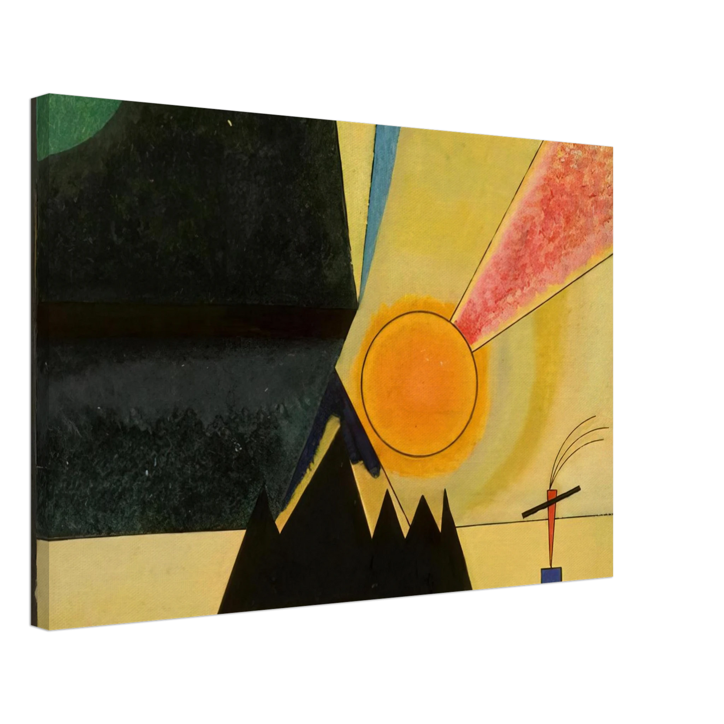 Wassily Kandinsky - DEVELOPMENT 1926 Canvas - 70x100 cm / 28x40 inches-canvas