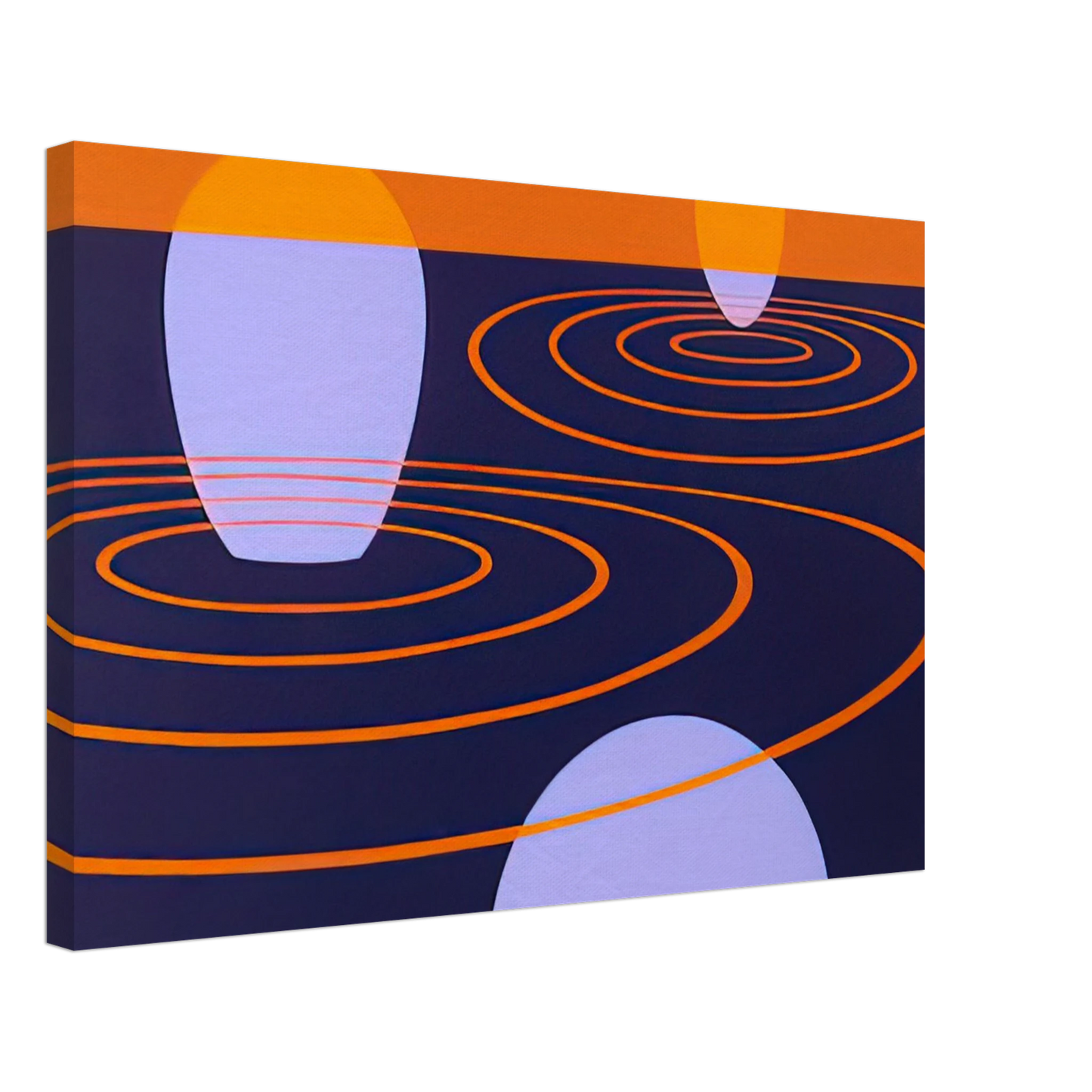 Clarence Holbrook Carter - Transection I - 1971 Canvas - 70x100 cm / 28x40 inches-canvas