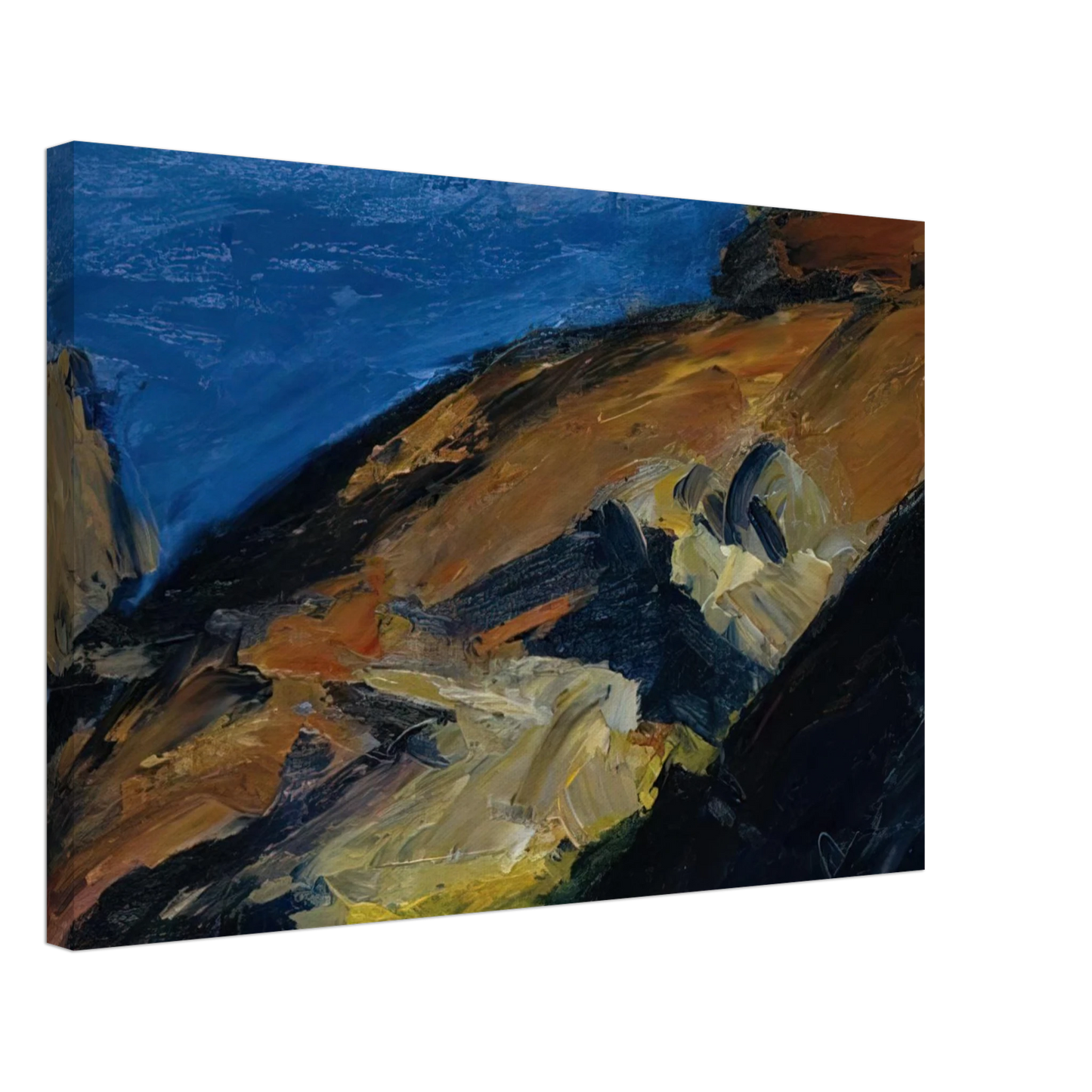 Edward Hopper - Rocks and Shore Canvas - 40x60 cm / 16x24 inches-canvas