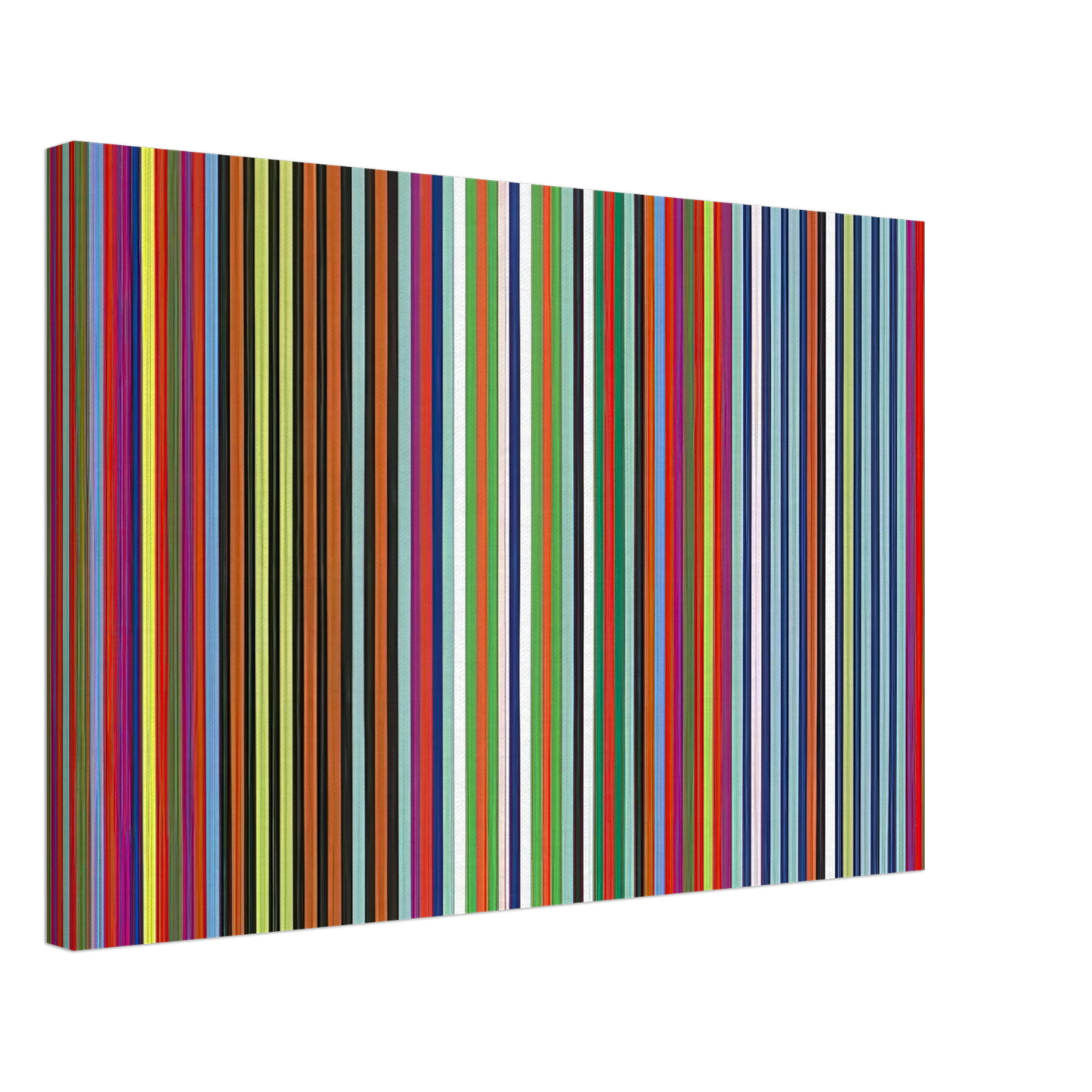 Gene Davis - Flamingo - 1965 Canvas - 70x100 cm / 28x40 inches-canvas