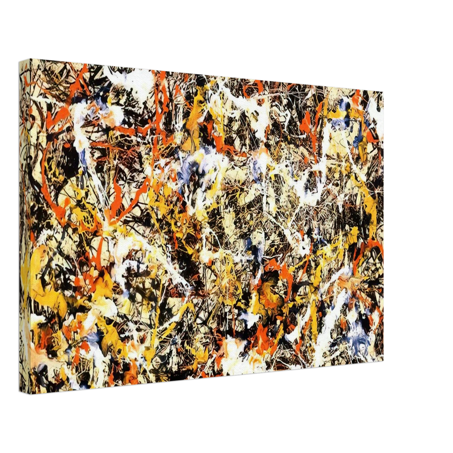 Jackson Pollock - CONVERGENCE 1952 Canvas - 70x100 cm / 28x40 inches-canvas