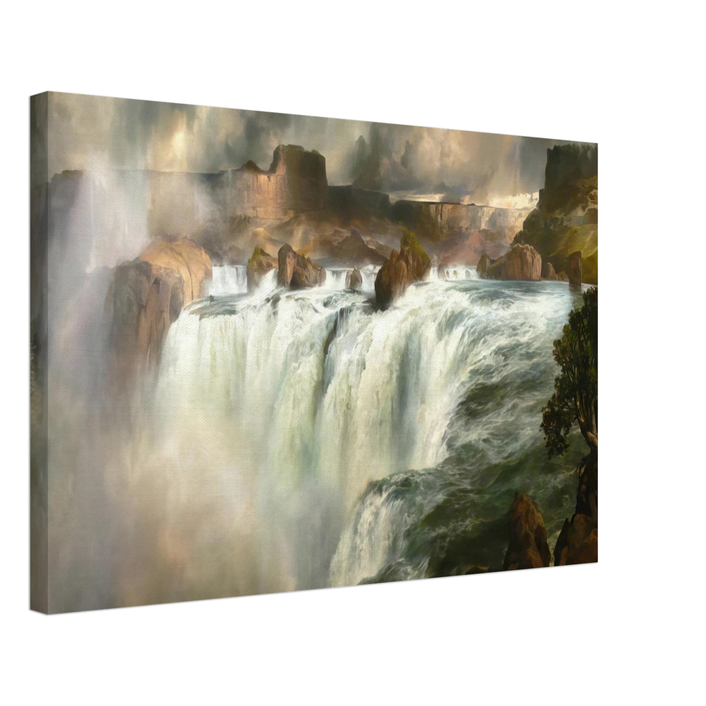Thomas Moran - Shenandoah River Canvas - 40x60 cm / 16x24 inches-canvas