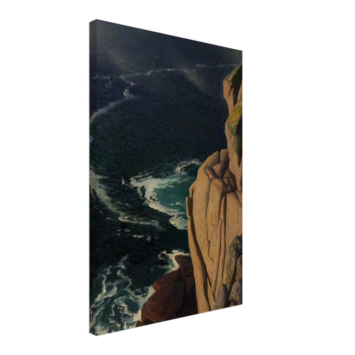 Laura Knight - THE CRUEL SEA 1967 Canvas - 70x100 cm / 28x40 inches-canvas