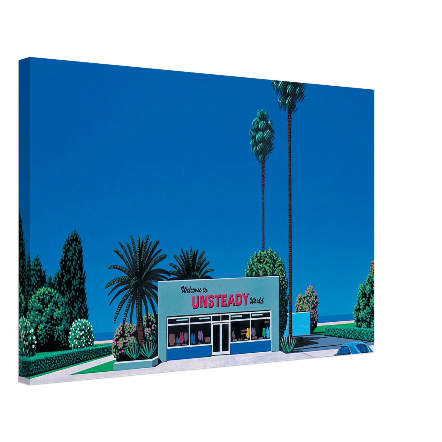 Hiroshi Nagai - Unsteady World Canvas - 40x60 cm / 16x24 inches-canvas