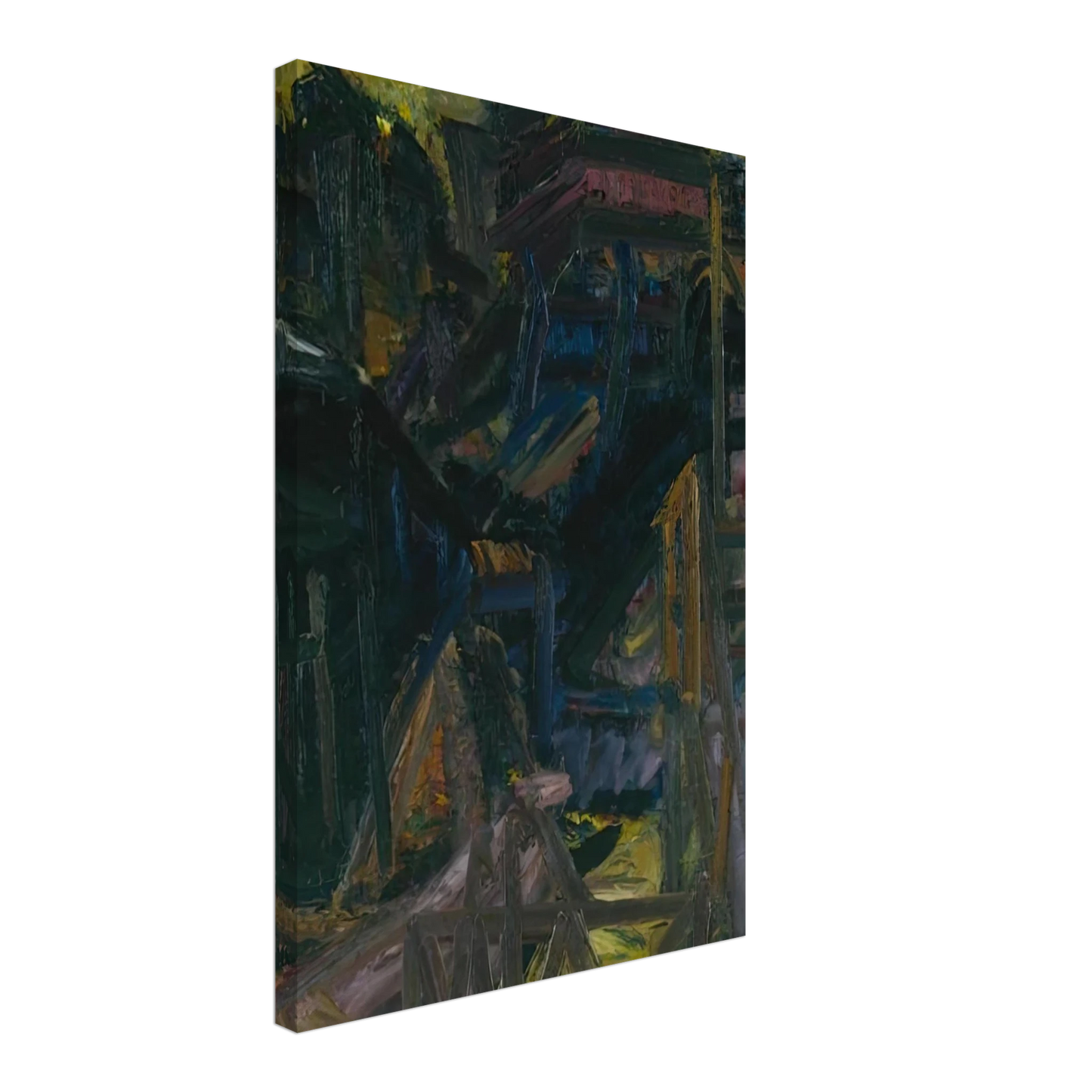Frank Auerbach - TO THE STUDIOS 1980 Canvas - 40x60 cm / 16x24 inches-canvas