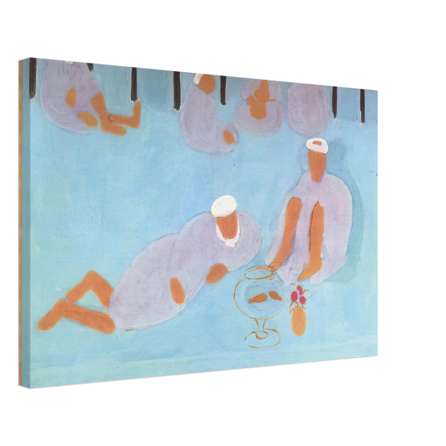 Henri Matisse - MOROCCAN CAF 1913 Canvas - 40x60 cm / 16x24 inches-canvas