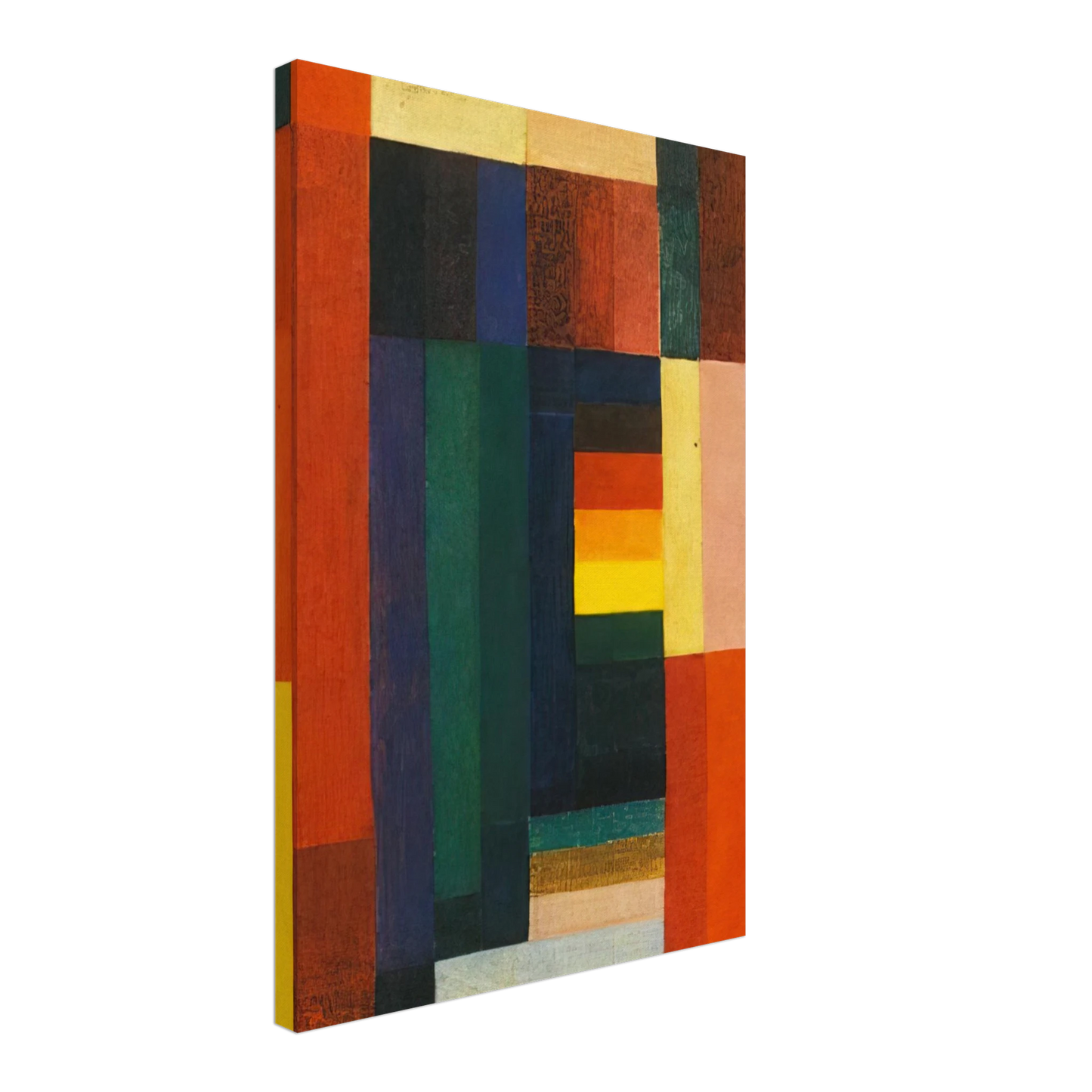 Johannes Itten - Horizontal Vertical - 1915 Canvas - 70x100 cm / 28x40 inches-canvas