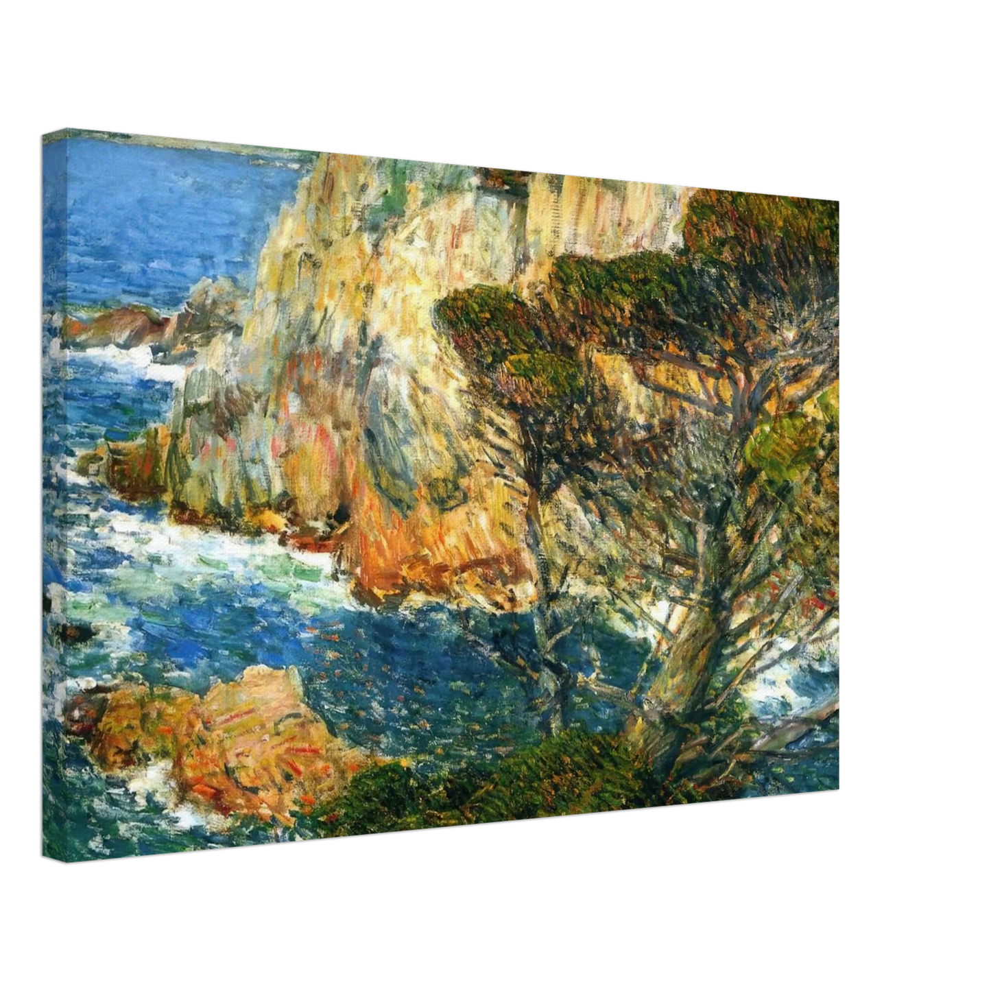 Childe Hassam - Point Lobos, Carmel Canvas - 70x100 cm / 28x40 inches-canvas