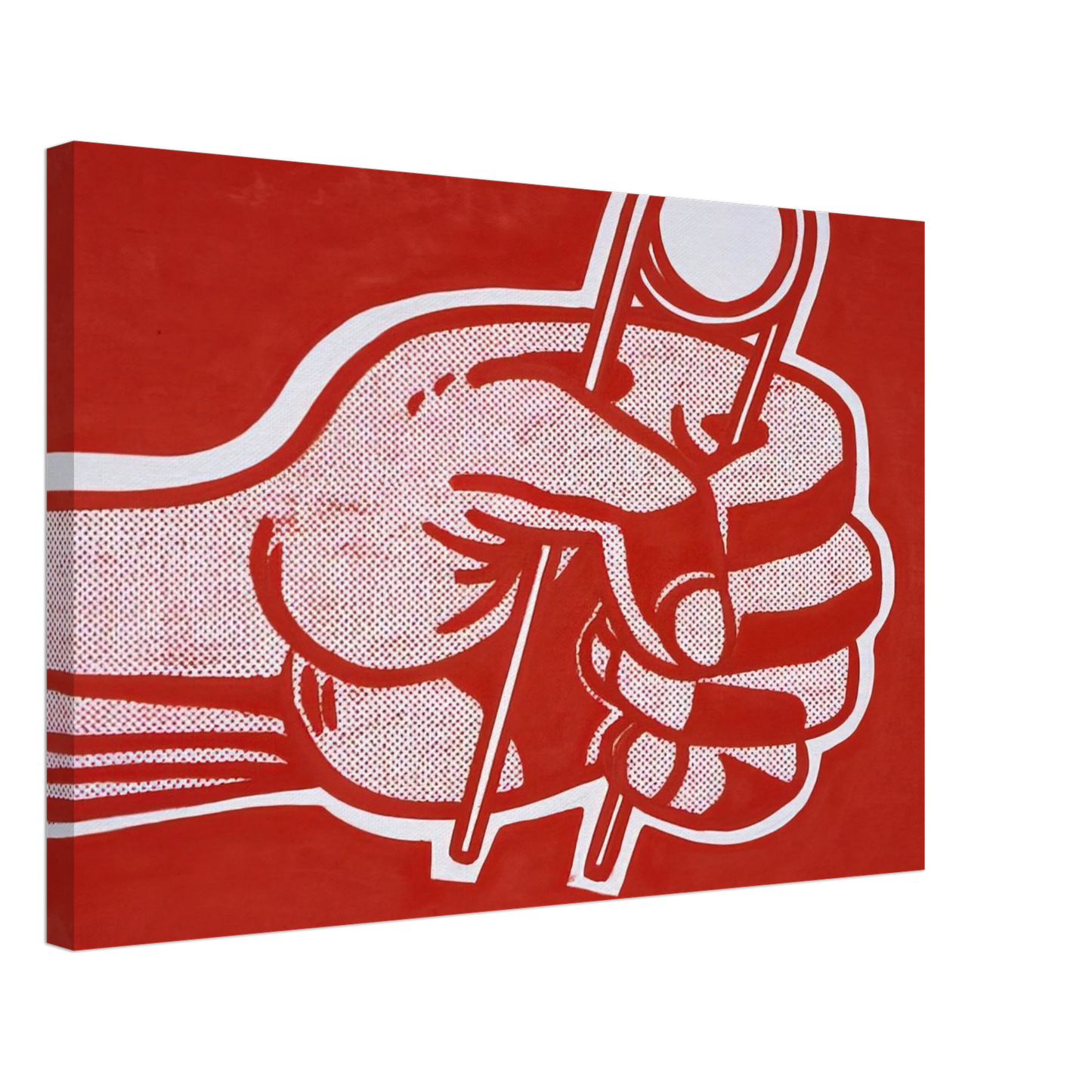 Roy Lichtenstein - THE GRIP 1962 Canvas - 70x100 cm / 28x40 inches-canvas