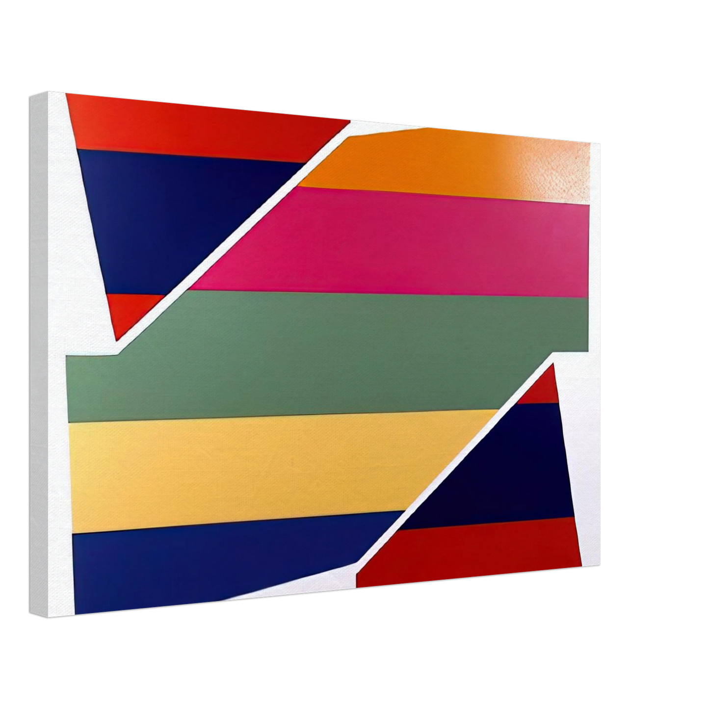 Larry Zox - Rotation I - 1980 Canvas - 40x60 cm / 16x24 inches-canvas