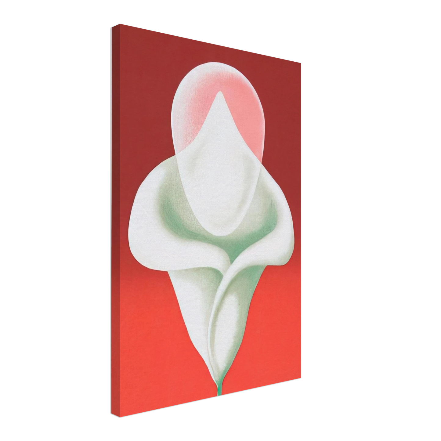 Clarence Holbrook Carter - Abstract Tulip - 1979 Canvas - 70x100 cm / 28x40 inches-canvas