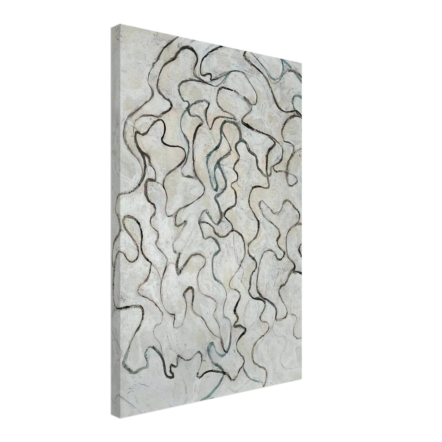 Brice Marden - Nevis Rock - 2008 Canvas - 40x60 cm / 16x24 inches-canvas
