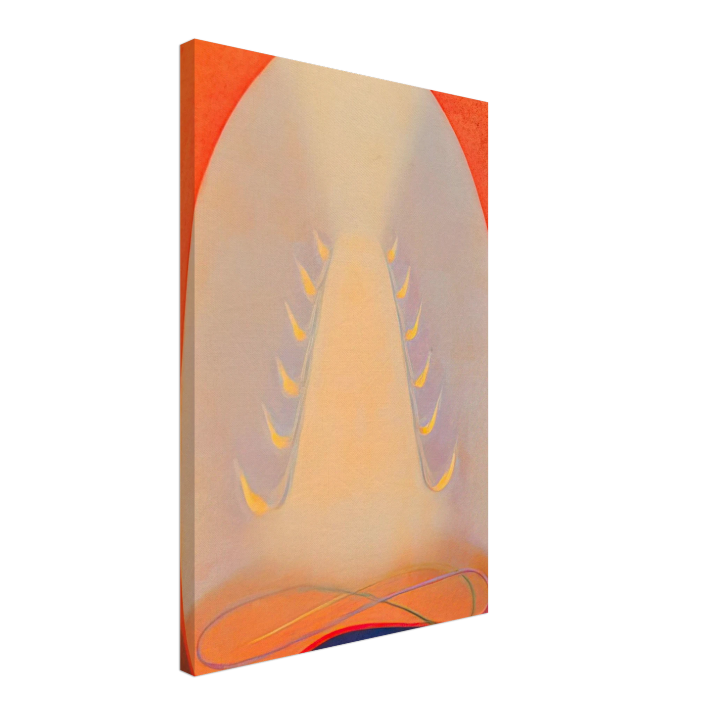 Agnes Lawrence Pelton - Mount of Flame - 1932 Canvas - 40x60 cm / 16x24 inches-canvas