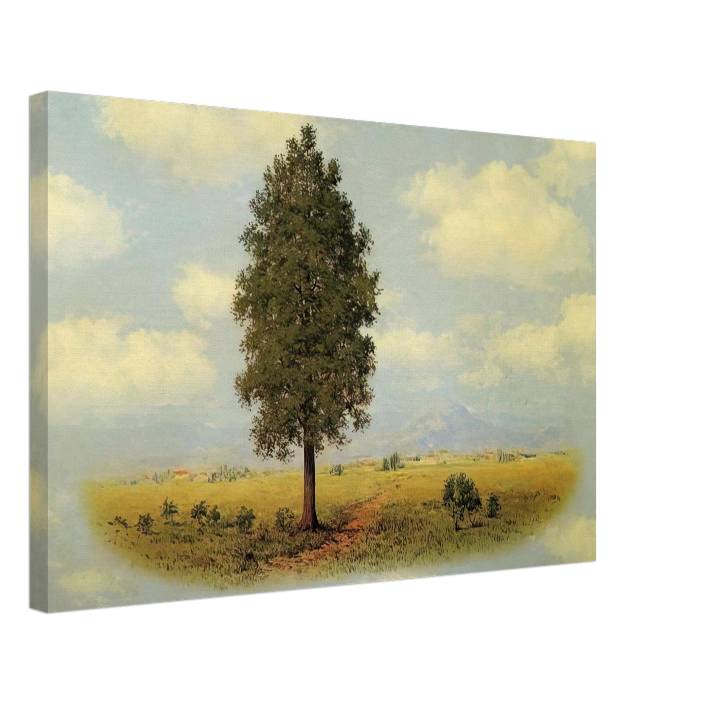 Rene Magritte - TERRITORY 1957 Canvas - 40x60 cm / 16x24 inches-canvas