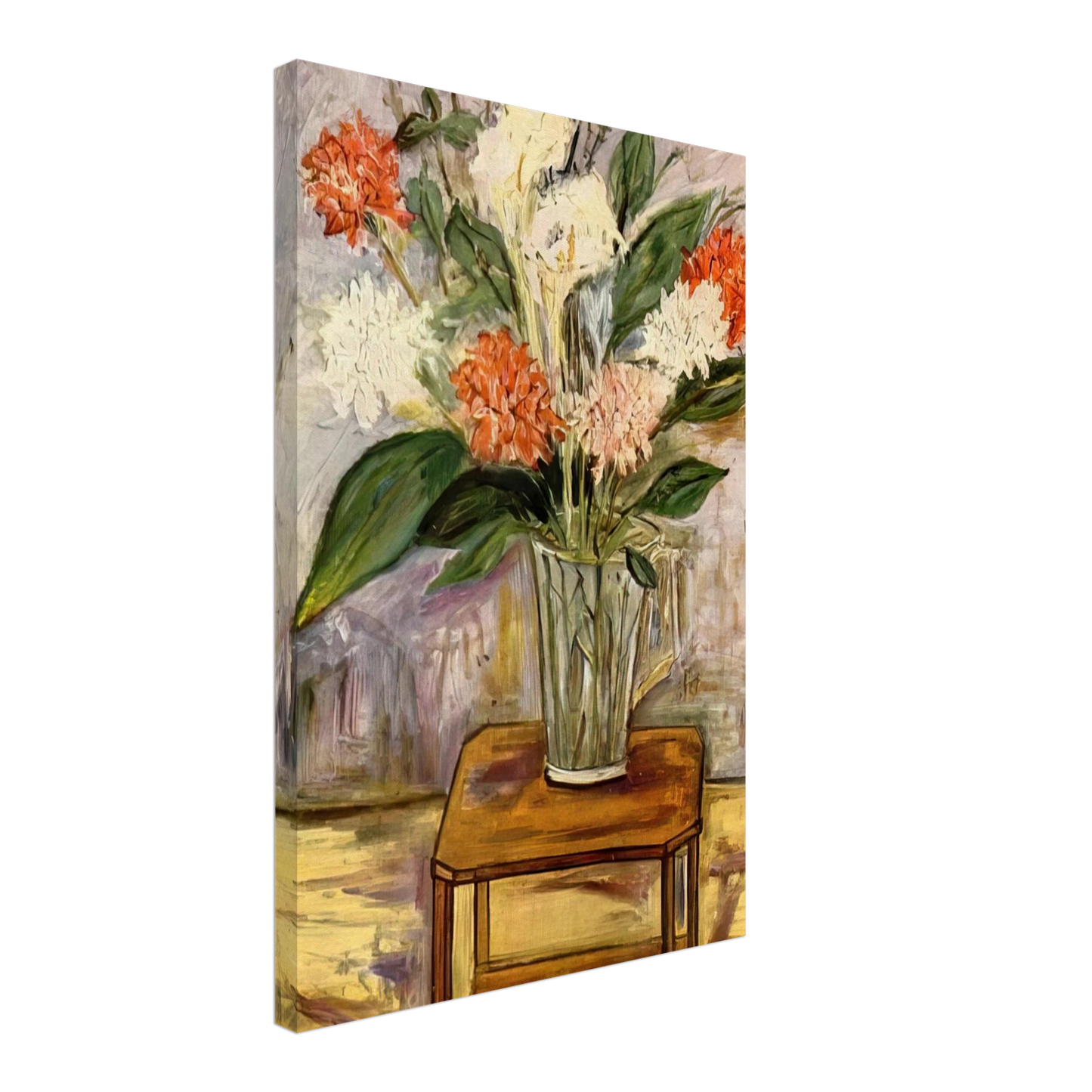 Maurice Utrillo - FLOWERS Canvas - 70x100 cm / 28x40 inches-canvas
