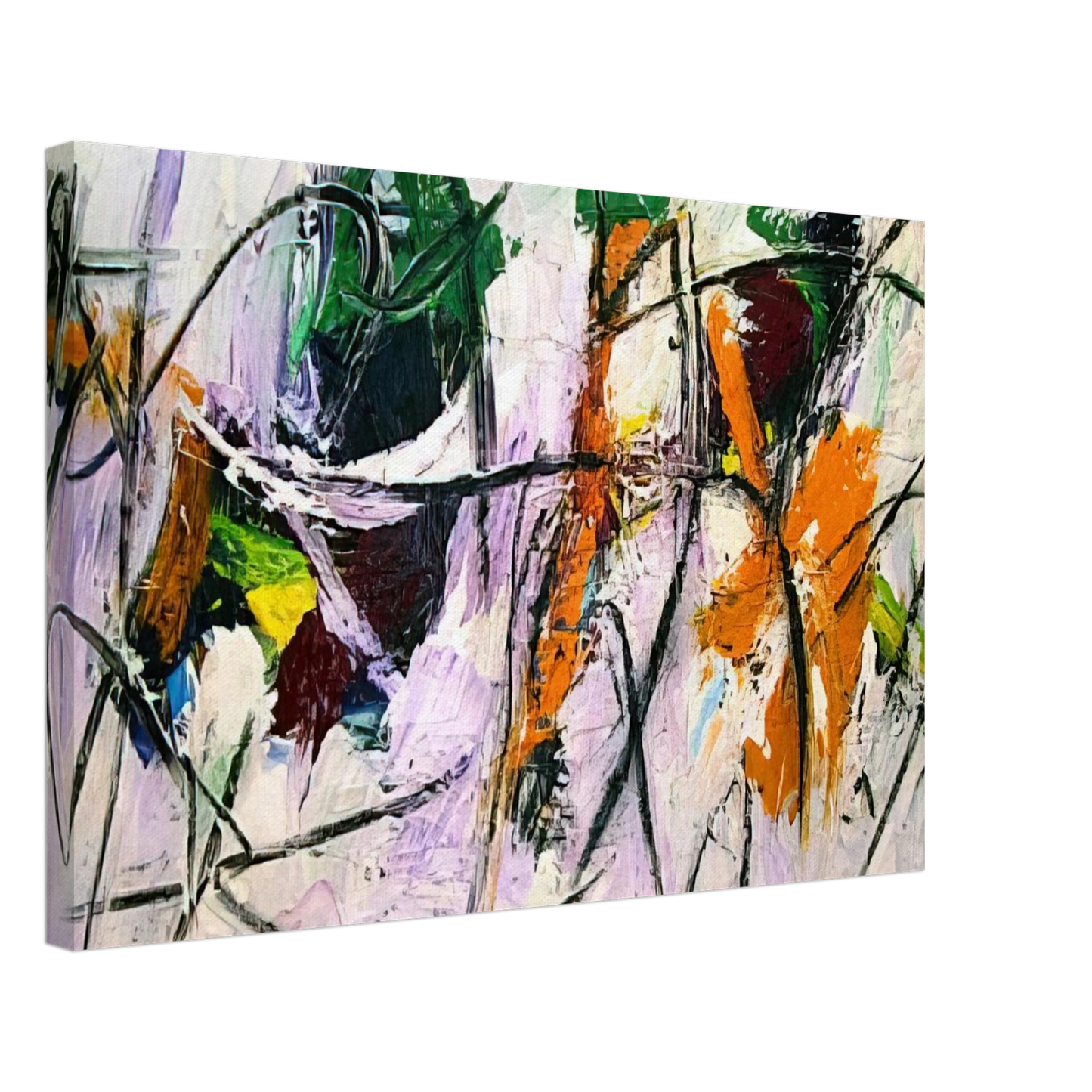 Alexander Liberman - Erg Series - 1977 Canvas - 40x60 cm / 16x24 inches-canvas