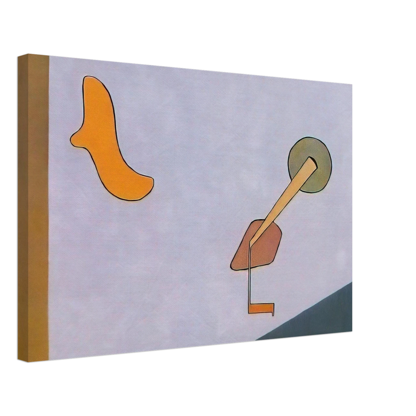 Gene Davis - Composition I - 1949 Canvas - 40x60 cm / 16x24 inches-canvas