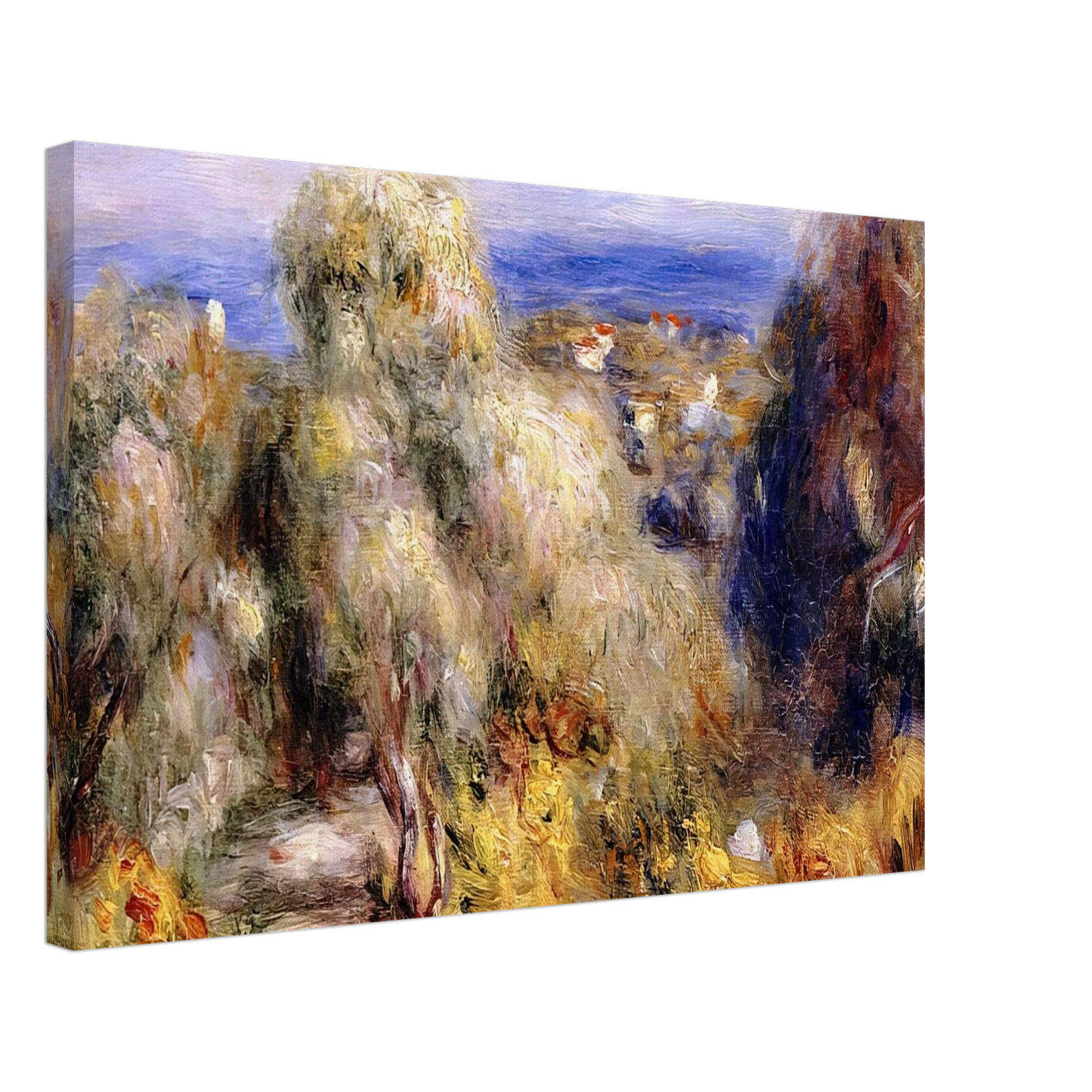 Pierre-Auguste Renoir - View of Cannet Canvas - 40x60 cm / 16x24 inches-canvas