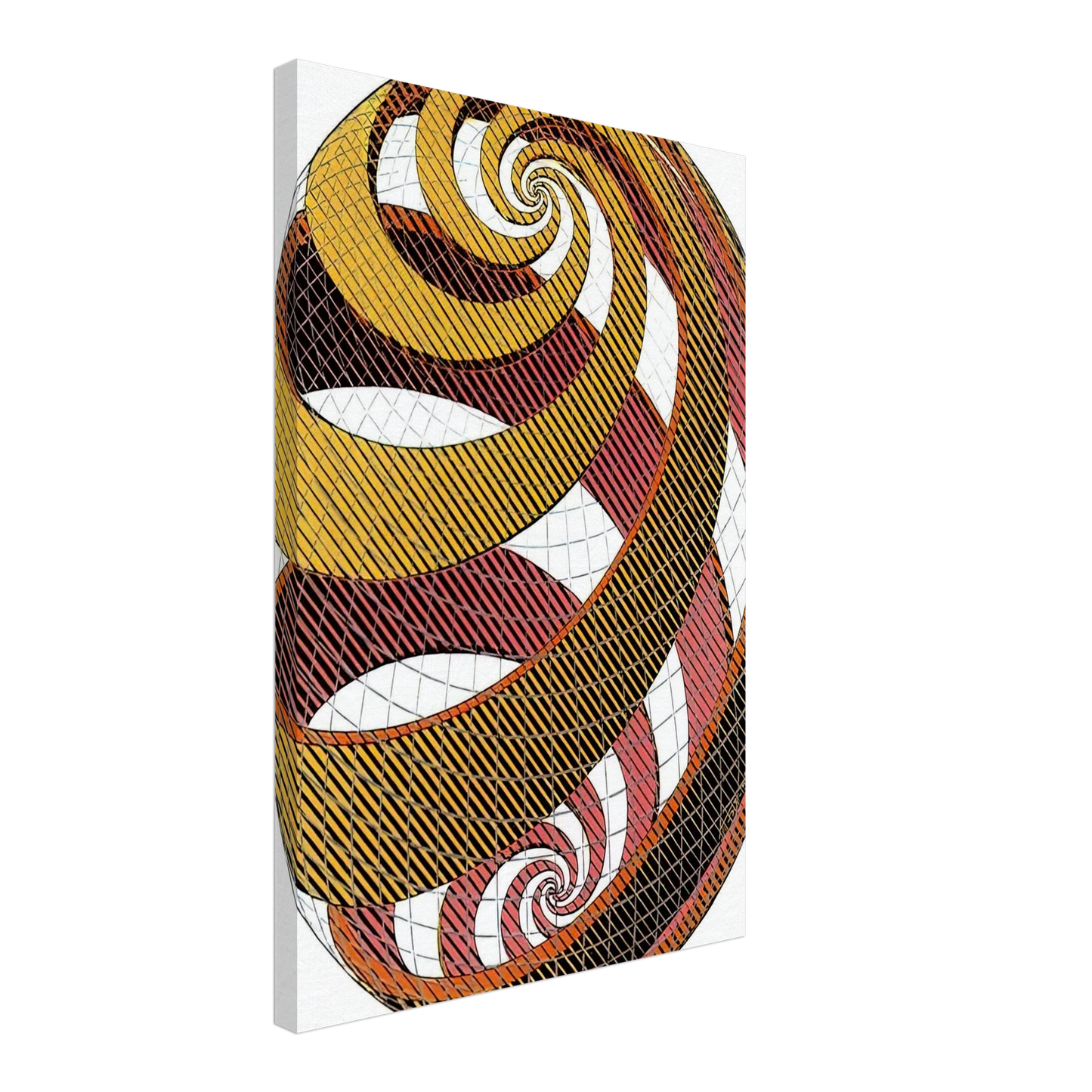 MC Escher - SPHERE SPIRALS Canvas - 40x60 cm / 16x24 inches-canvas