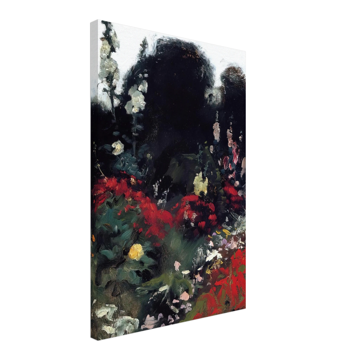 John Singer Sargent - Corner of a Garden Canvas - 70x100 cm / 28x40 inches-canvas