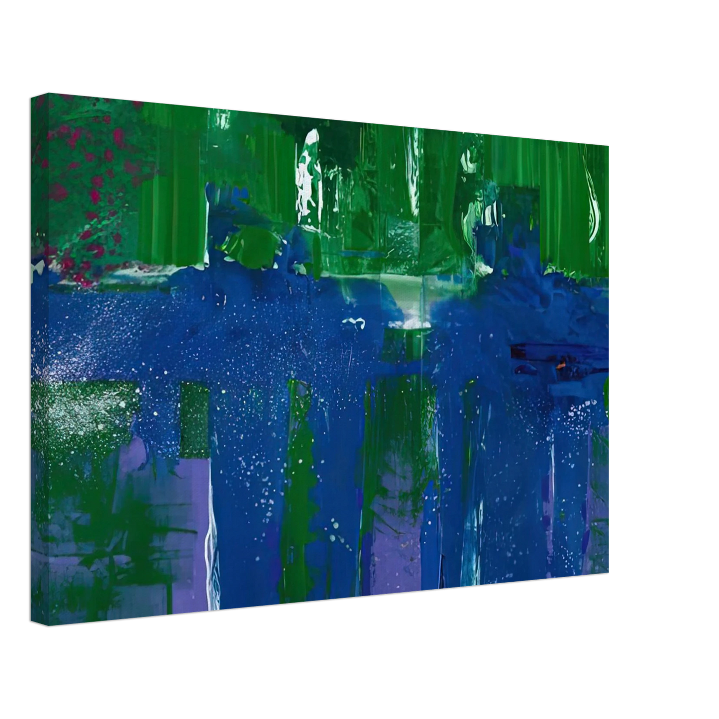 Helen Frankenthaler - Grotto, 1990- Canvas - 70x100 cm / 28x40 inches-canvas