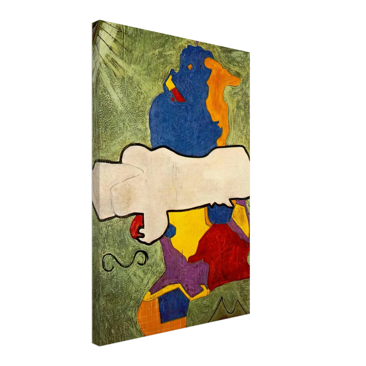 Jasper Johns - GREEN ANGEL Canvas - 70x100 cm / 28x40 inches-canvas