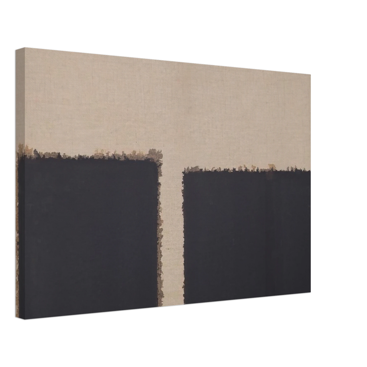 Yun Hyong-keun - Burnt Umber Ultramarine - 2004 Canvas - 40x60 cm / 16x24 inches-canvas