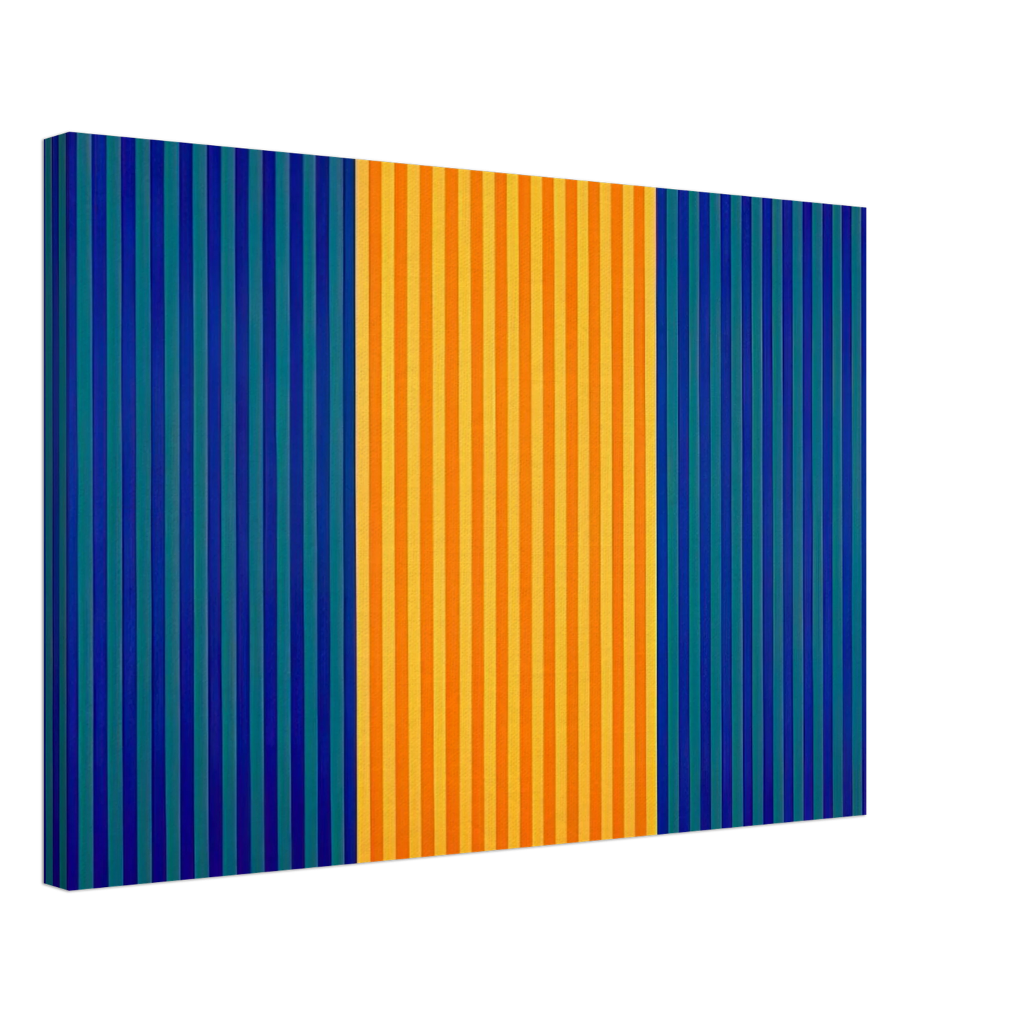 Gene Davis - Tom's Furnace - 1961 Canvas - 40x60 cm / 16x24 inches-canvas