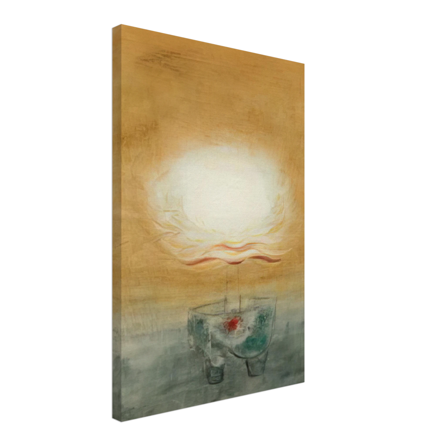 Morris Graves - Lotus - 1945 Canvas - 70x100 cm / 28x40 inches-canvas