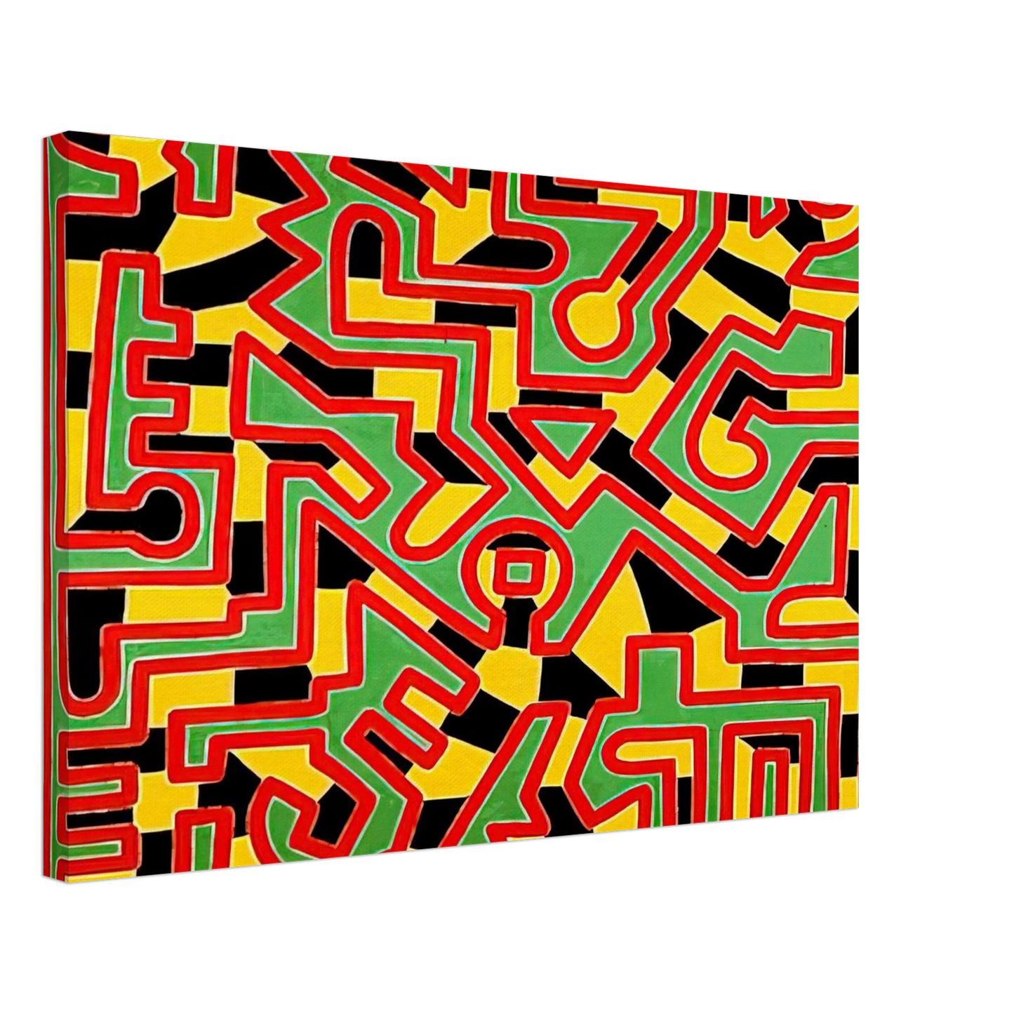 Keith Haring - UNTITLED 1988 Canvas - 70x100 cm / 28x40 inches-canvas