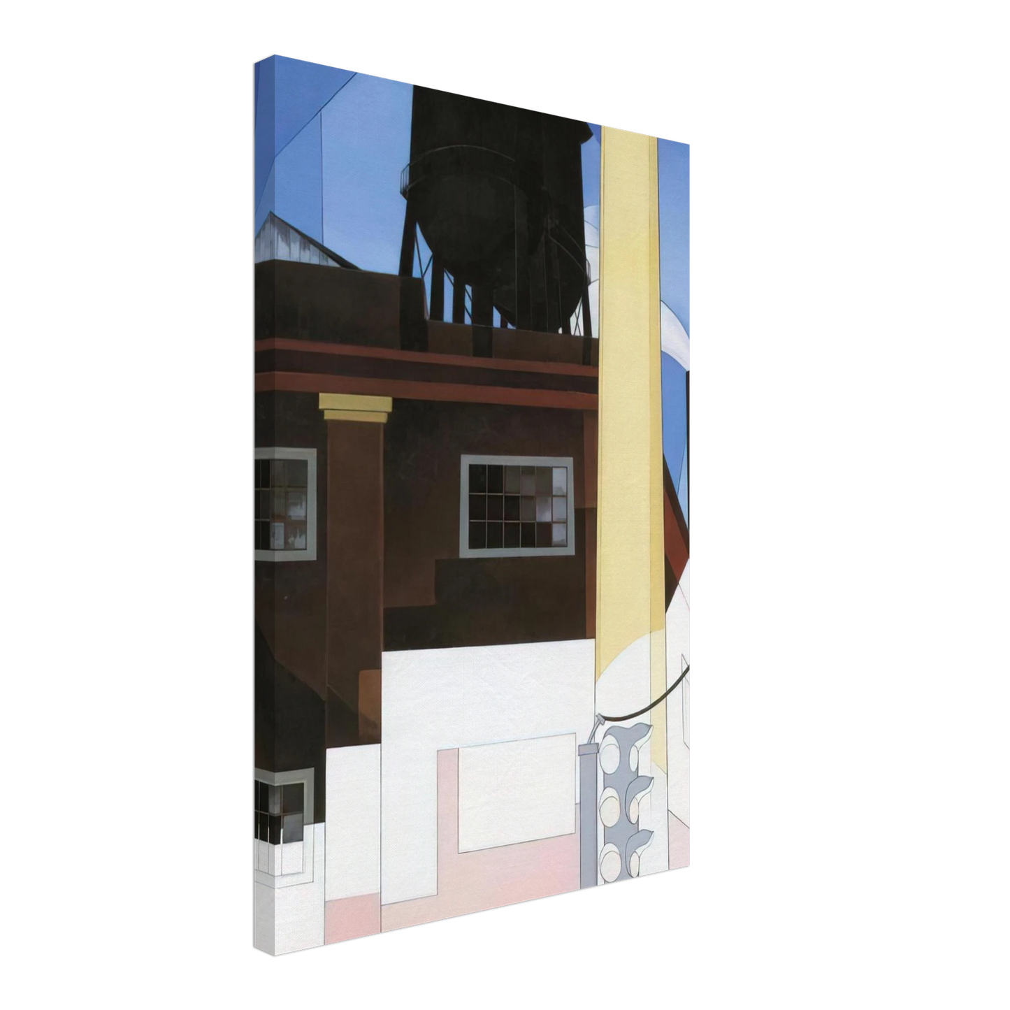 Charles Demuth - And the Home of the Brave - 1931 Canvas - 70x100 cm / 28x40 inches-canvas