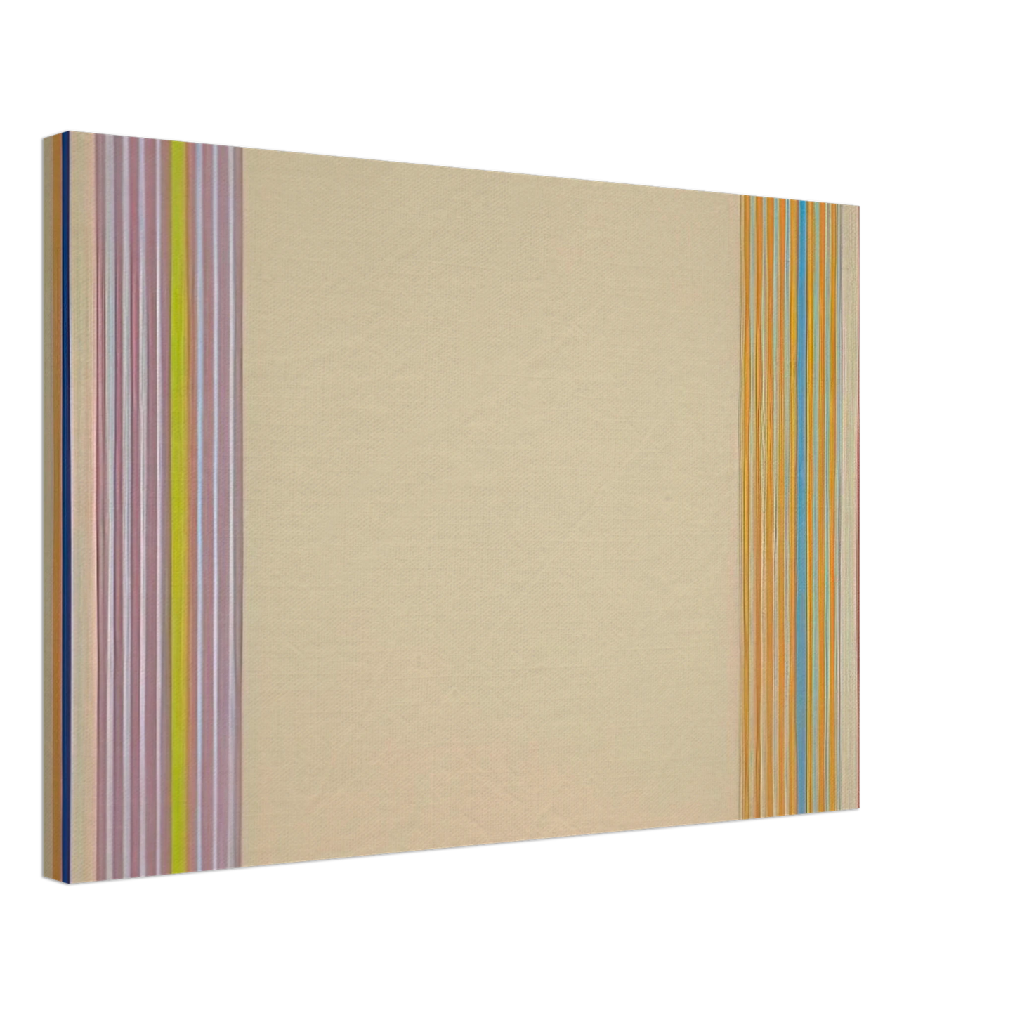 Gene Davis - End Stripes - 1960 Canvas - 70x100 cm / 28x40 inches-canvas