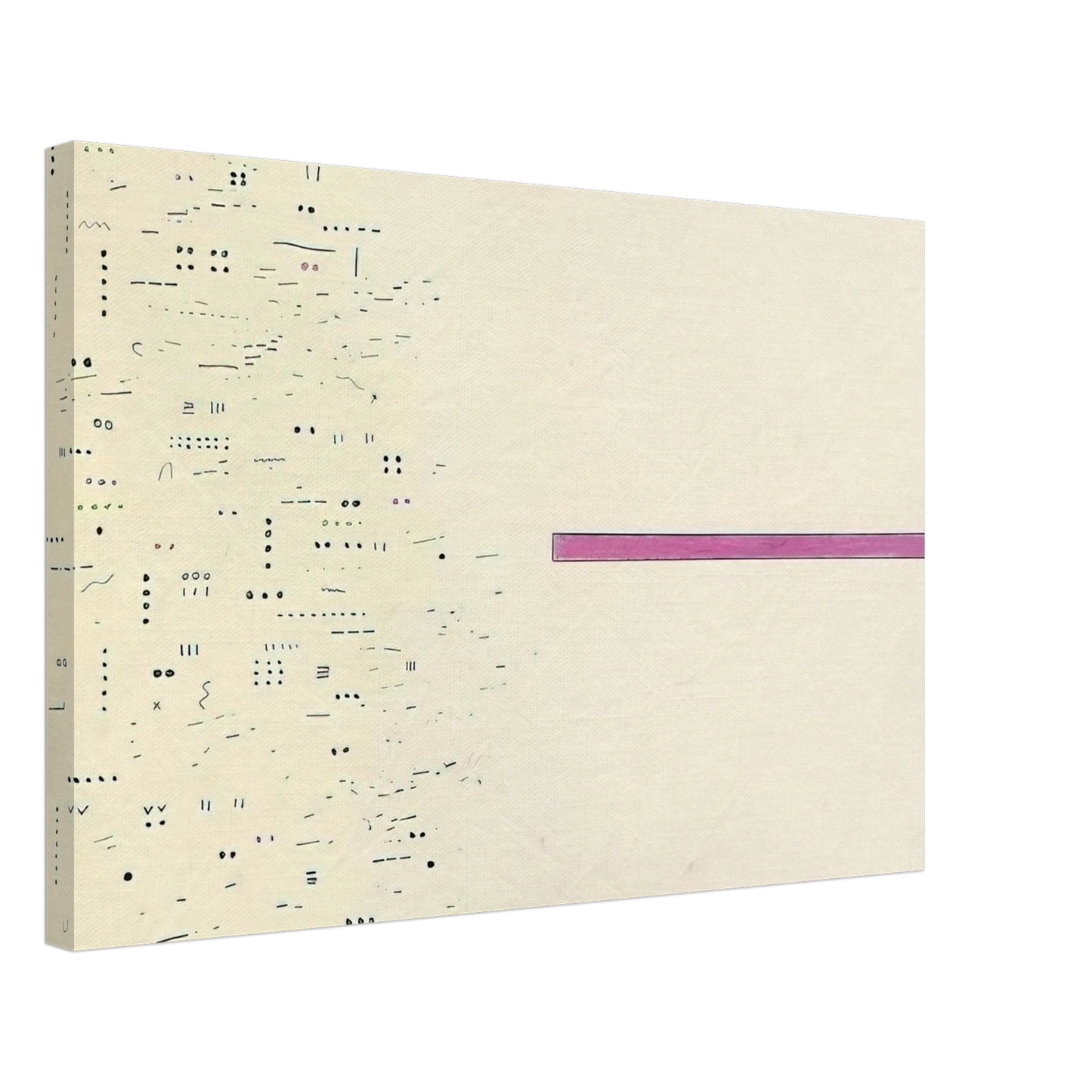 Gene Davis - Untitled - 1976 Canvas - 70x100 cm / 28x40 inches-canvas